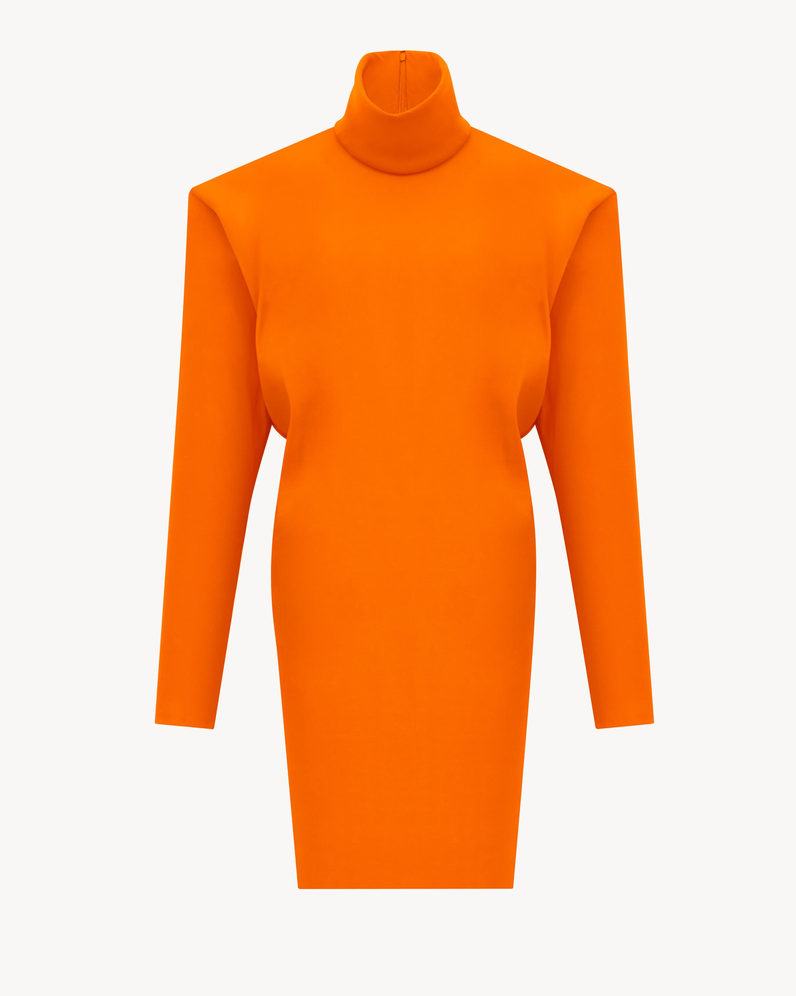 neon orange long sleeve dress 2023 Fall Beach Holiday Long Sleeve Sundress Female Neon Orange Mesh  Seethrough Breasted Cardigan Shirt Dress Women Maxi size L Color Orange