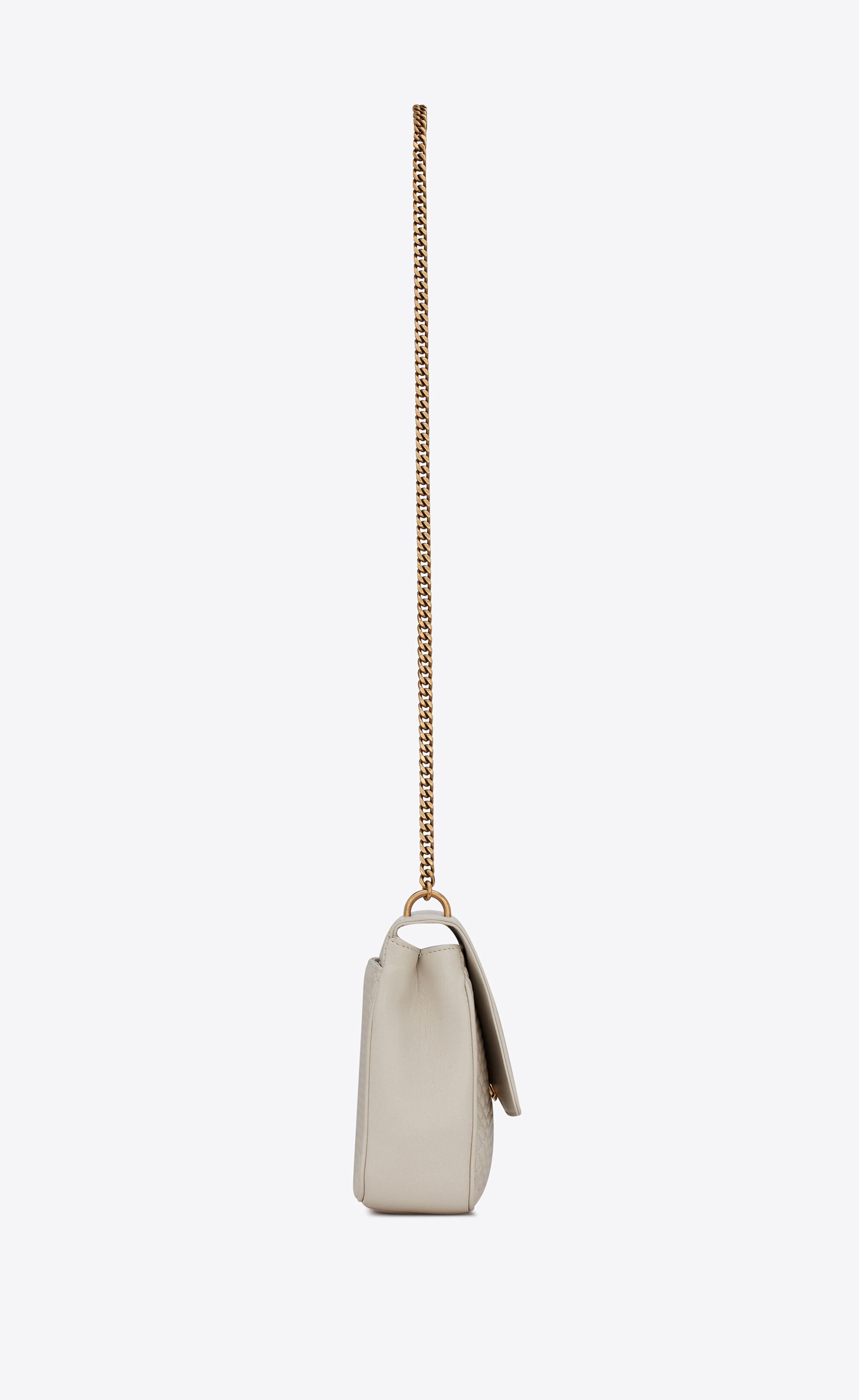 Saint Laurent Victoire Chain Bag In Quilted Lambskin | Lyst