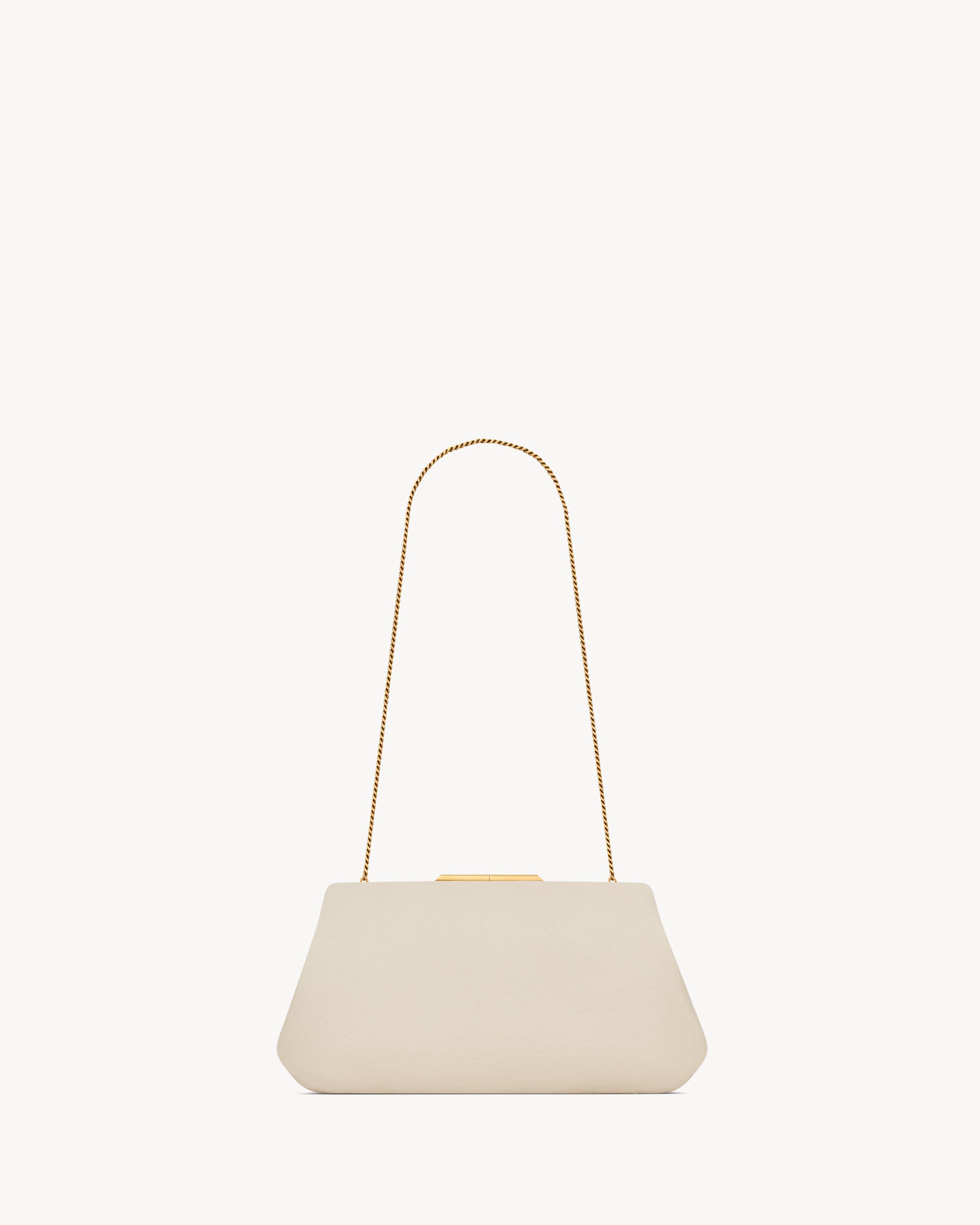Saint Laurent アイボリー クラッチバッグ Saint Laurent アイボリー クラッチバッグ