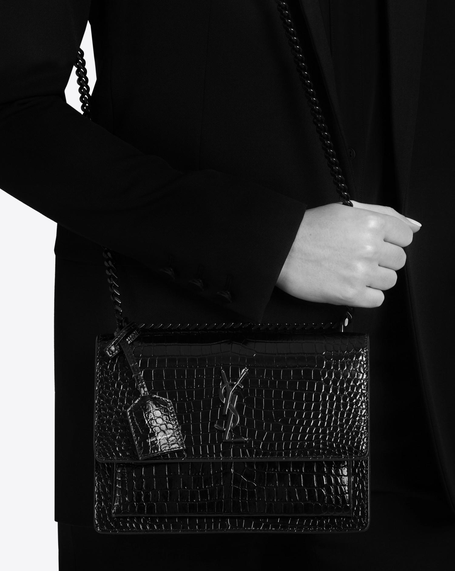saint laurent sunset medium black