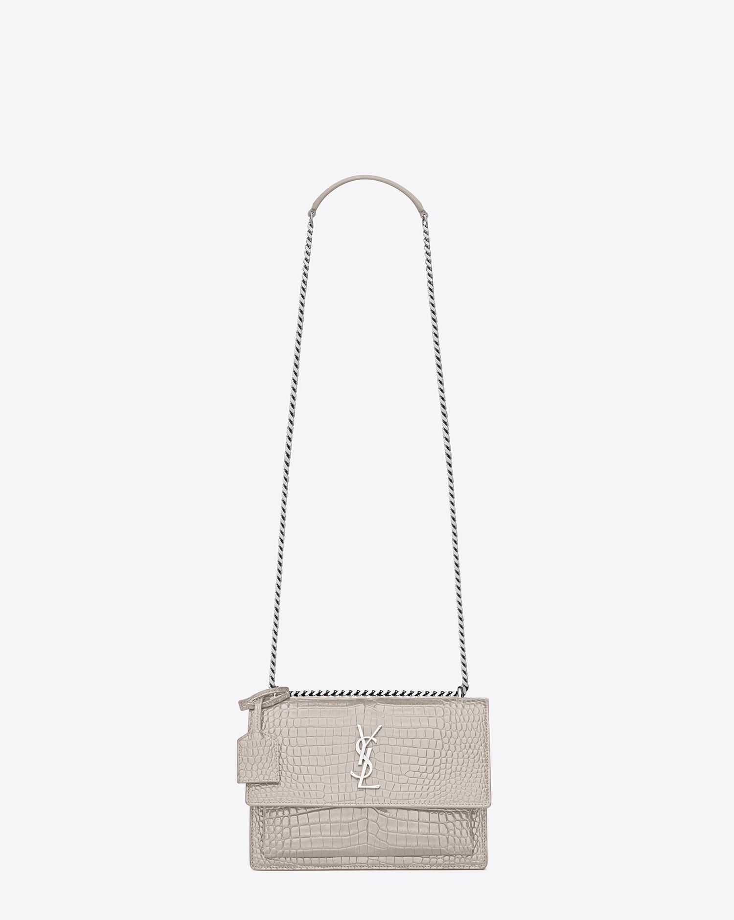ysl sunset bag beige