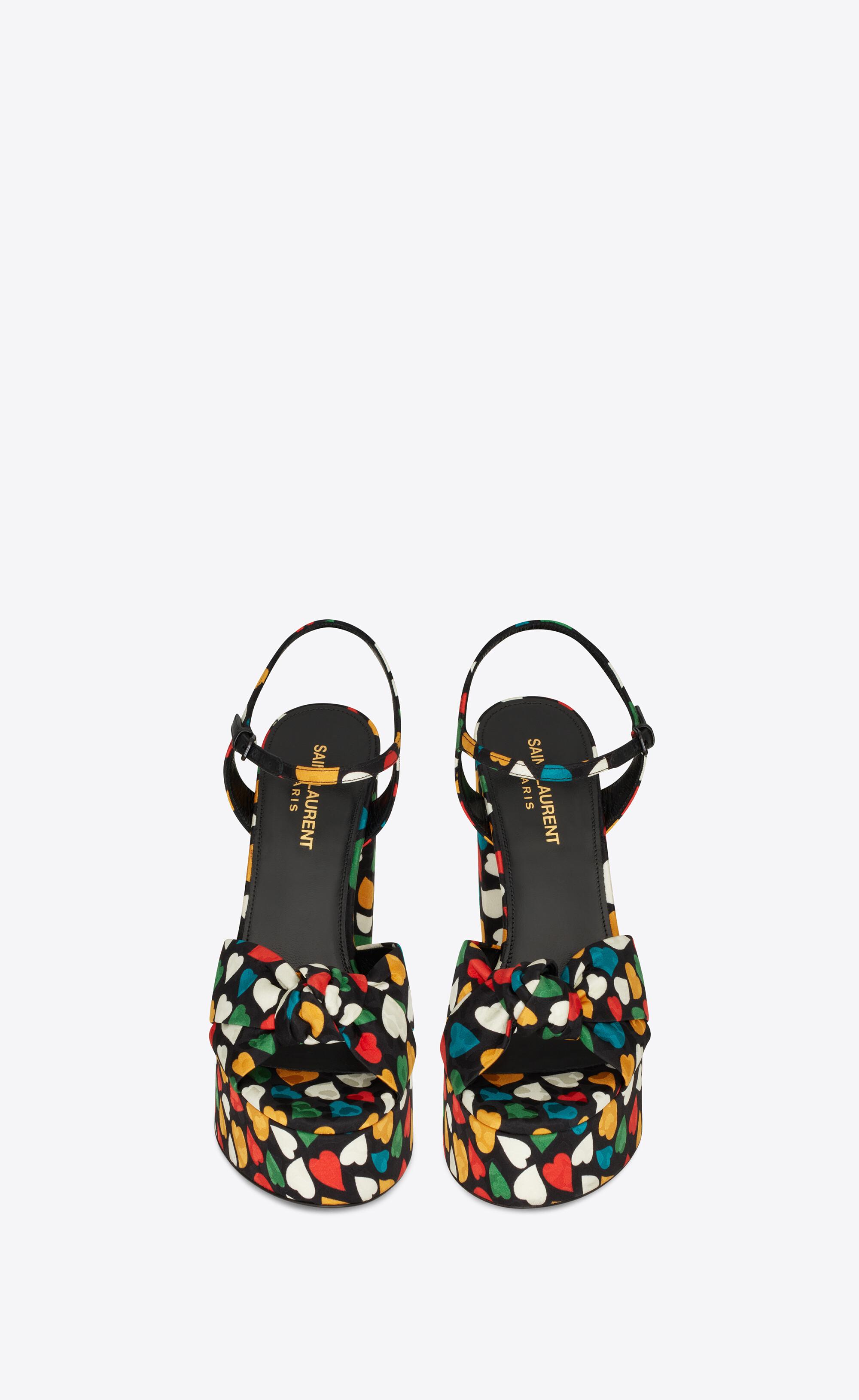 Saint Laurent Bianca Platform Sandals 
