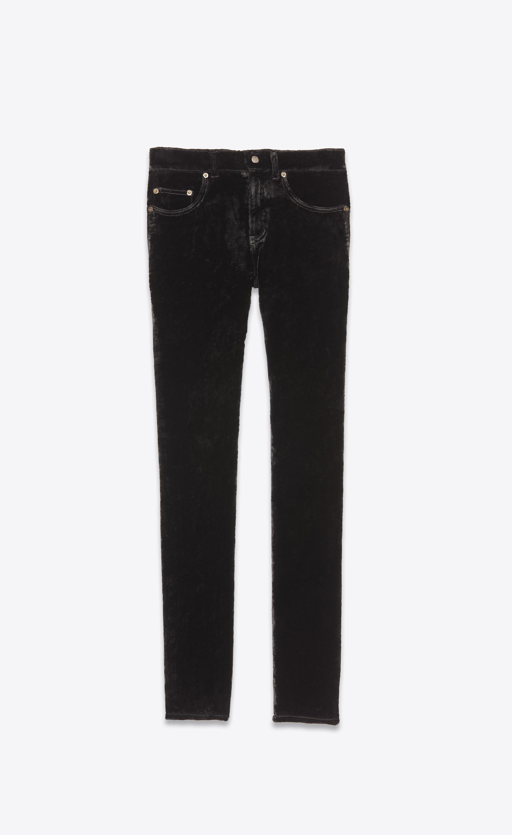 Saint laurent velvet jeans Clearance