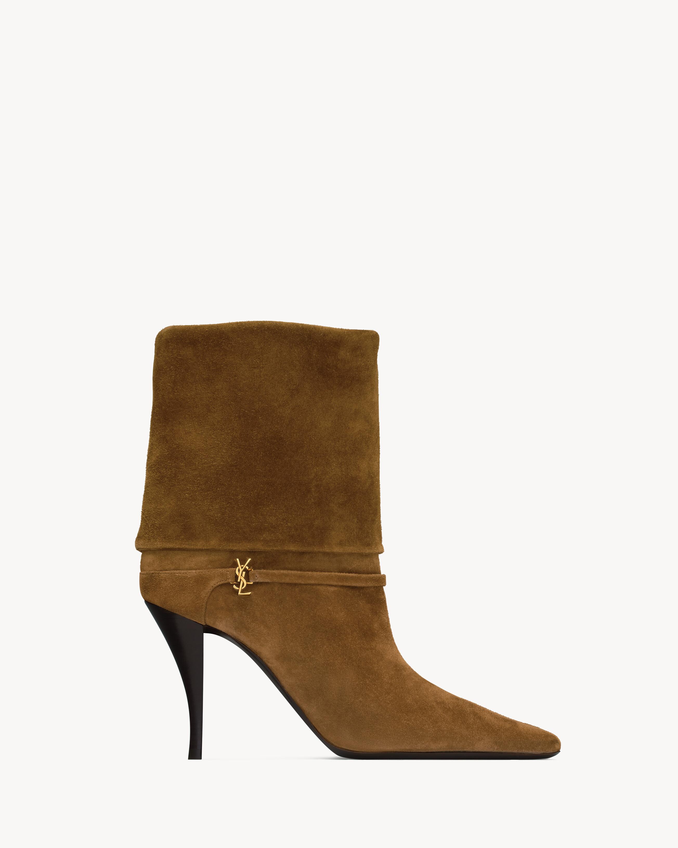 【Saint Laurent】ジョディ プラットフォームサンダル スエード ジョディ プラットフォームサンダル（スエード） | Saint