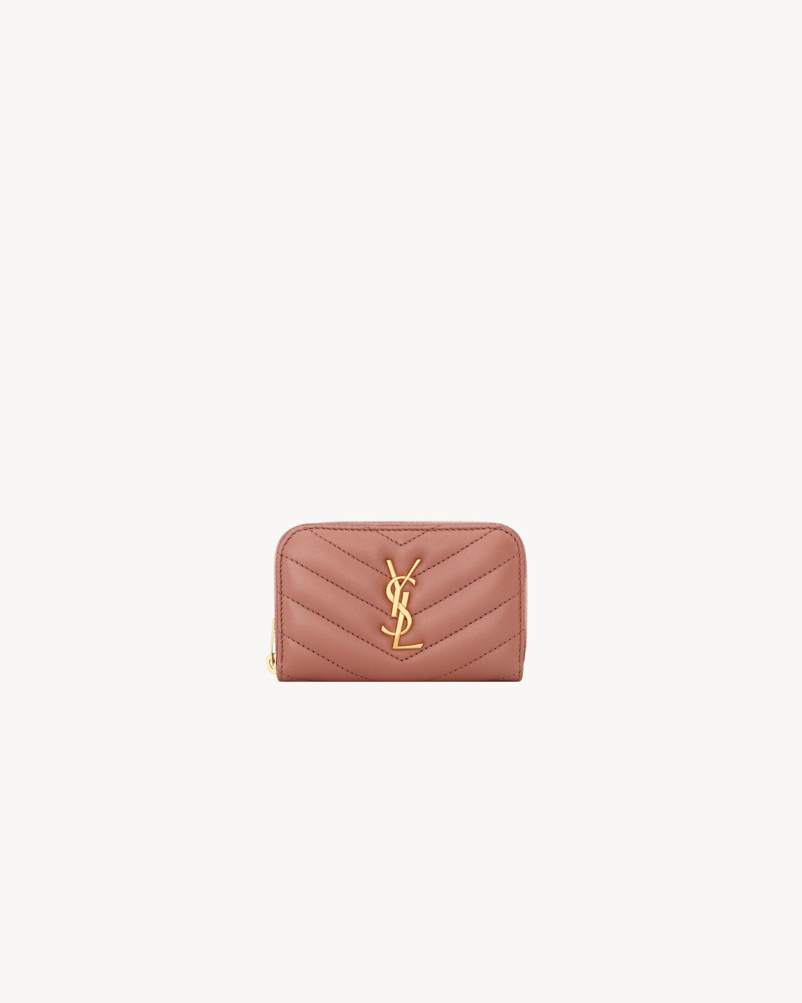 Pink ysl wallet hotsell