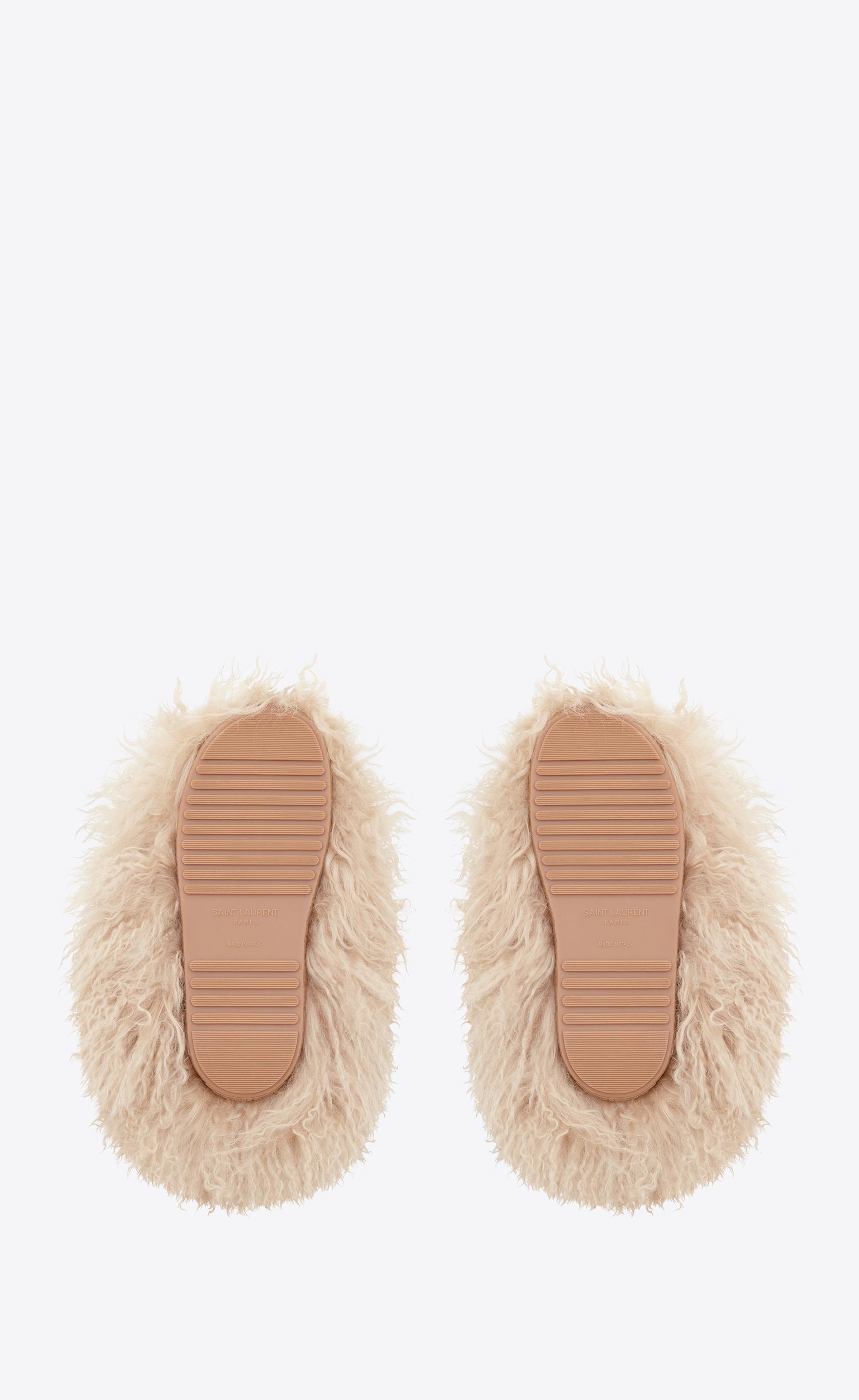 Yves Saint Laurent Beige fur boots. Yves Saint Laurent fur boots 7.5 (38) | Mercari main image 3