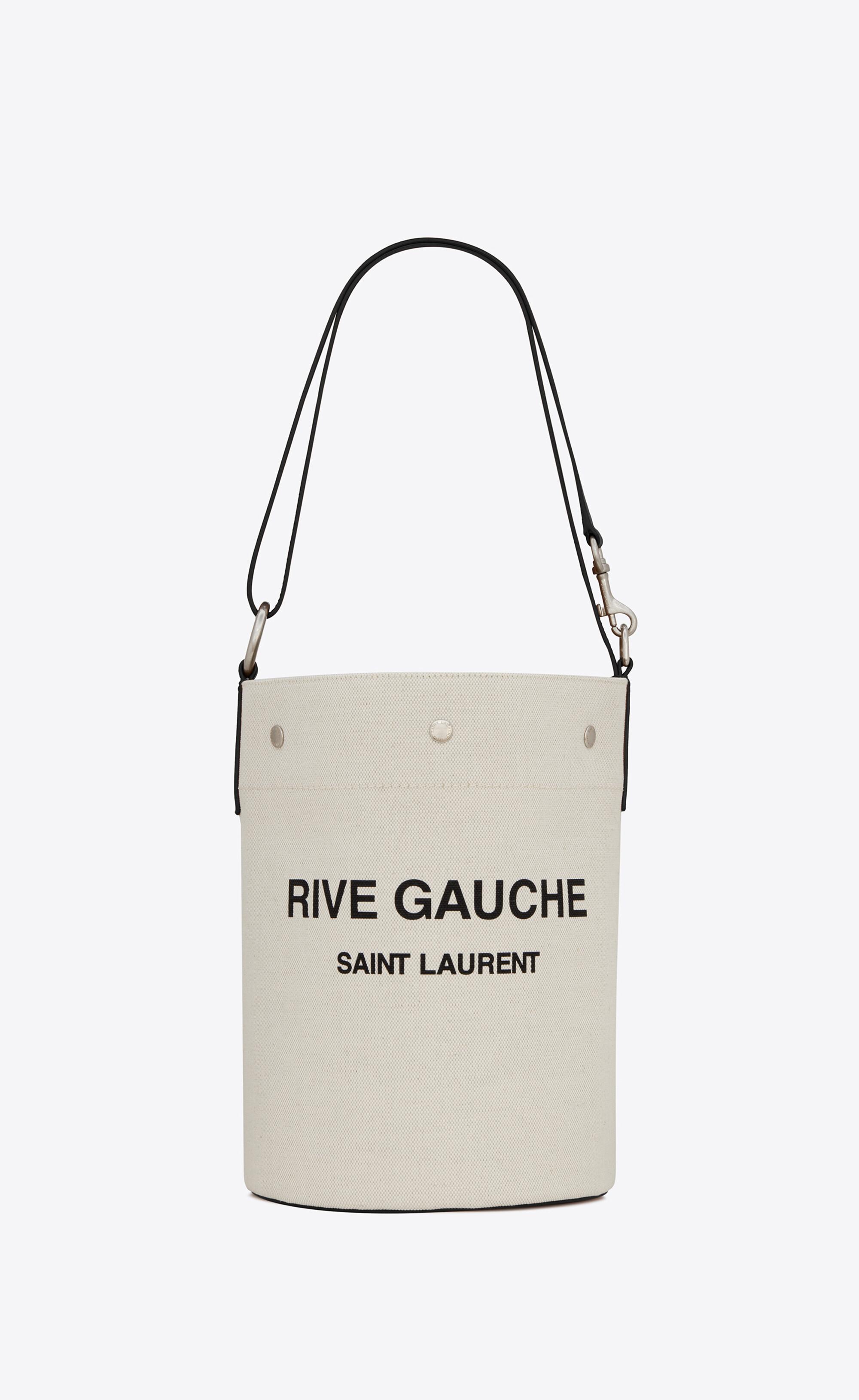 rive gauche linen tote