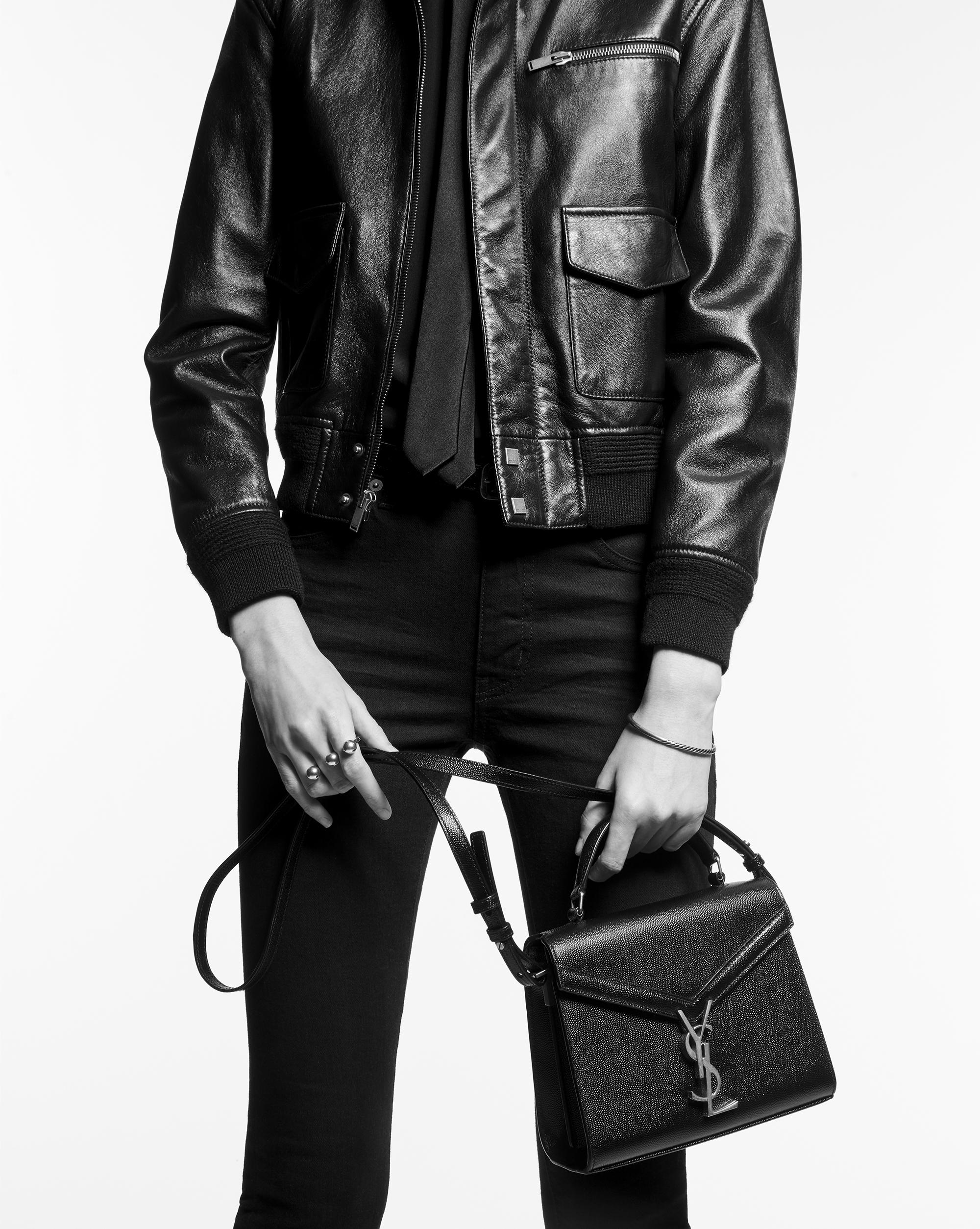 saint laurent cassandra mini top handle bag