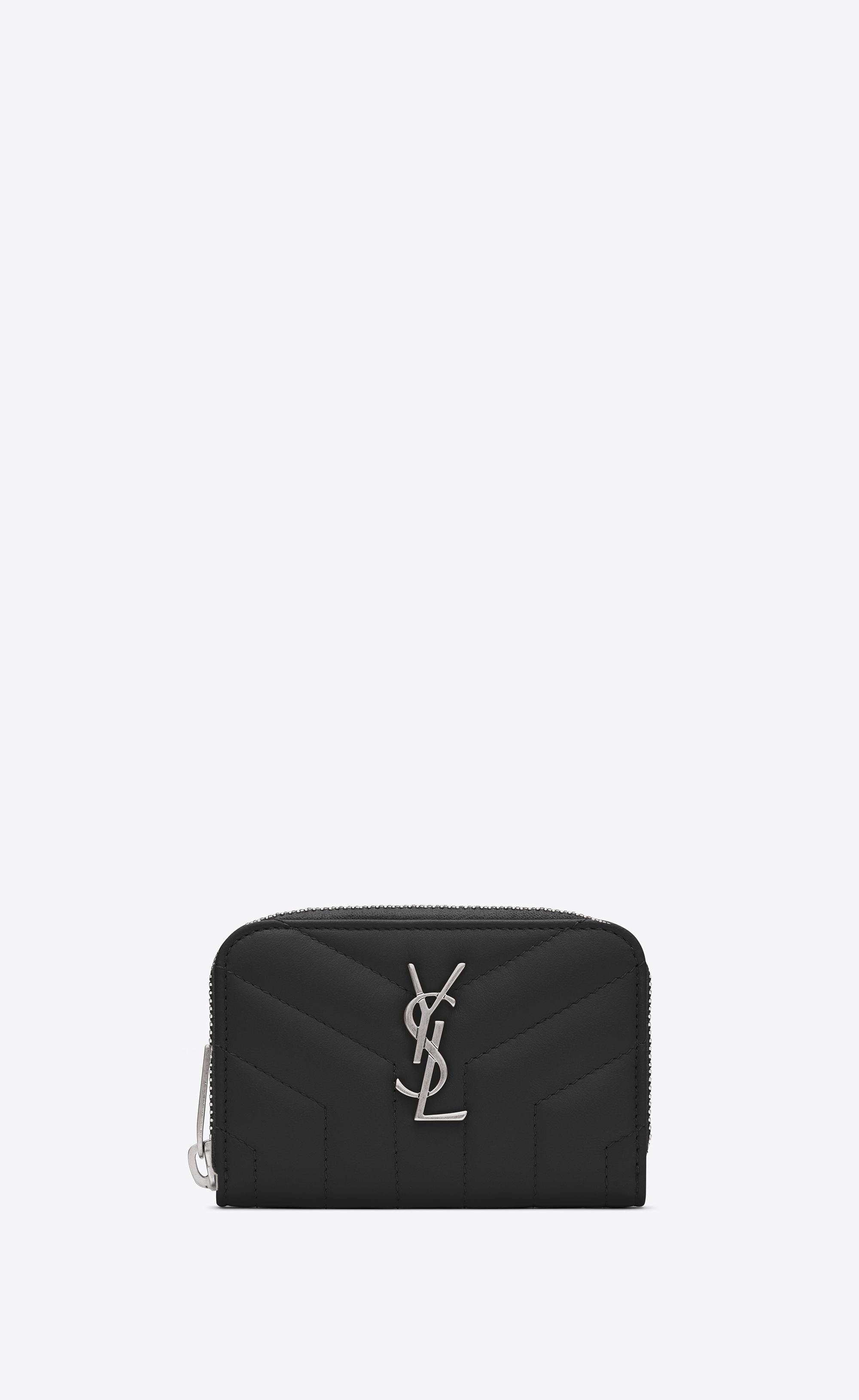 saint laurent zip coin purse