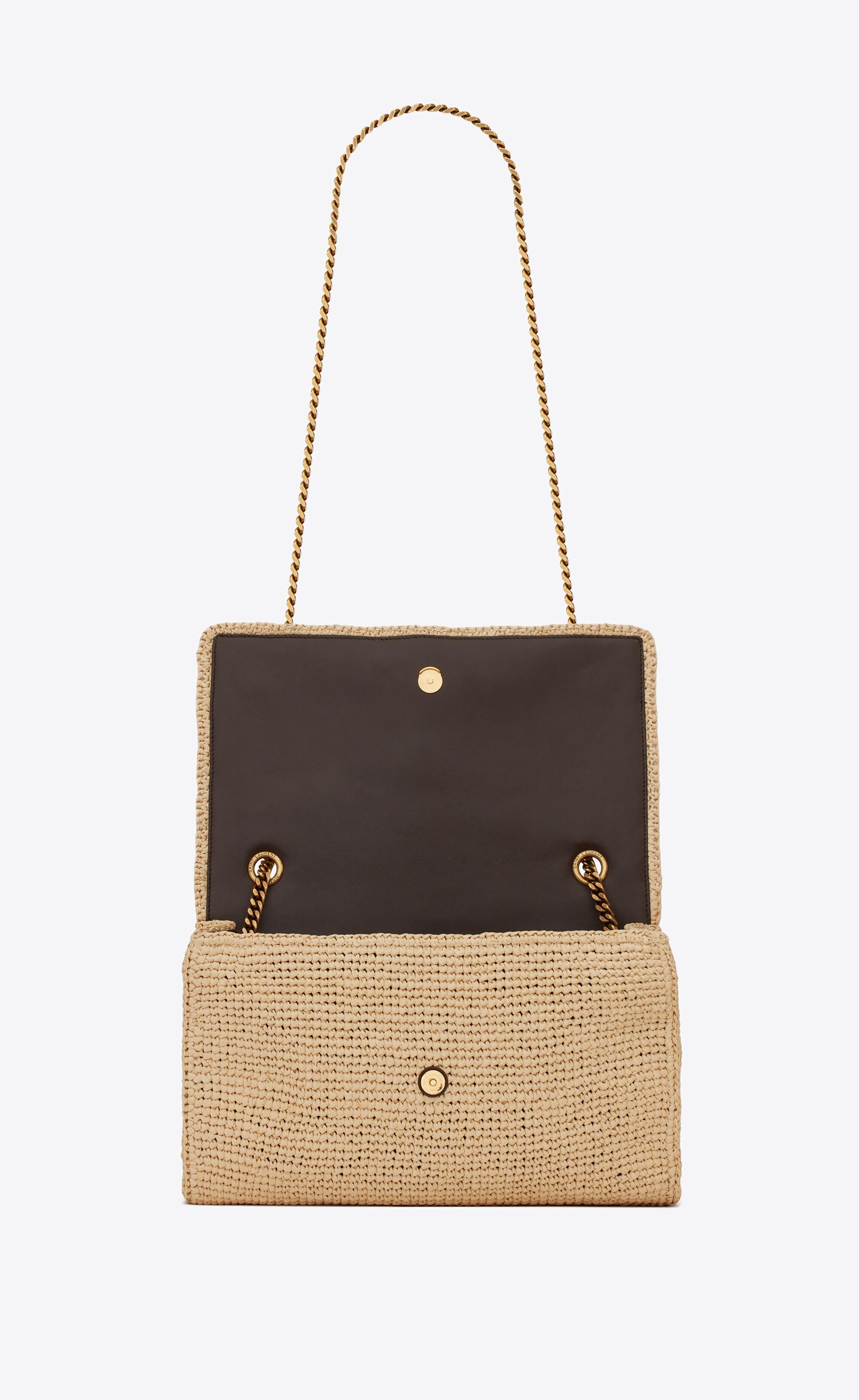 Yves Saint Laurent, Bags, Kate Medium Chain Bag In Grain De Poudre  Embossed Leather In Gold Hardware