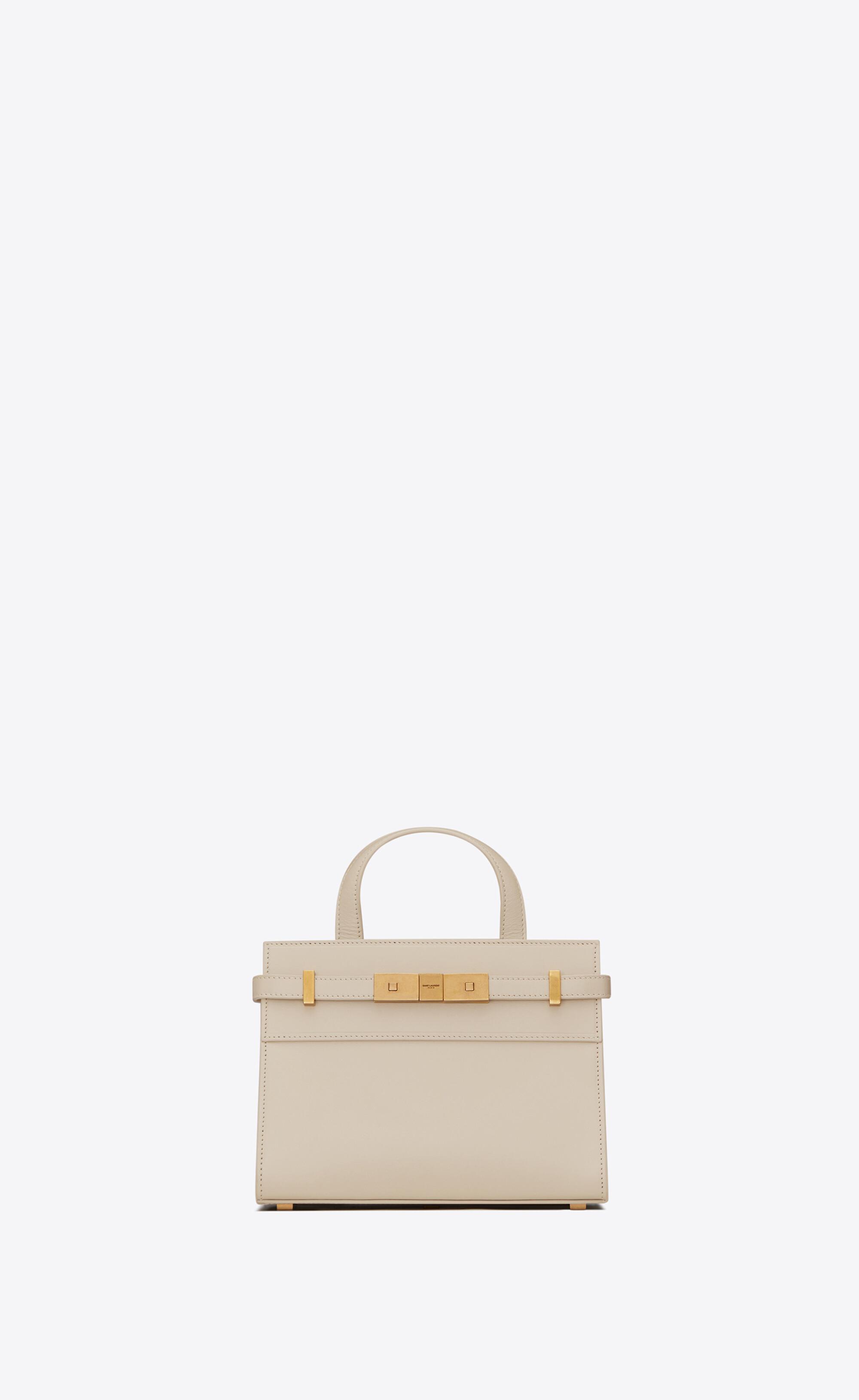 Saint Laurent Manhattan Nano Shopping Bag In Box Leather