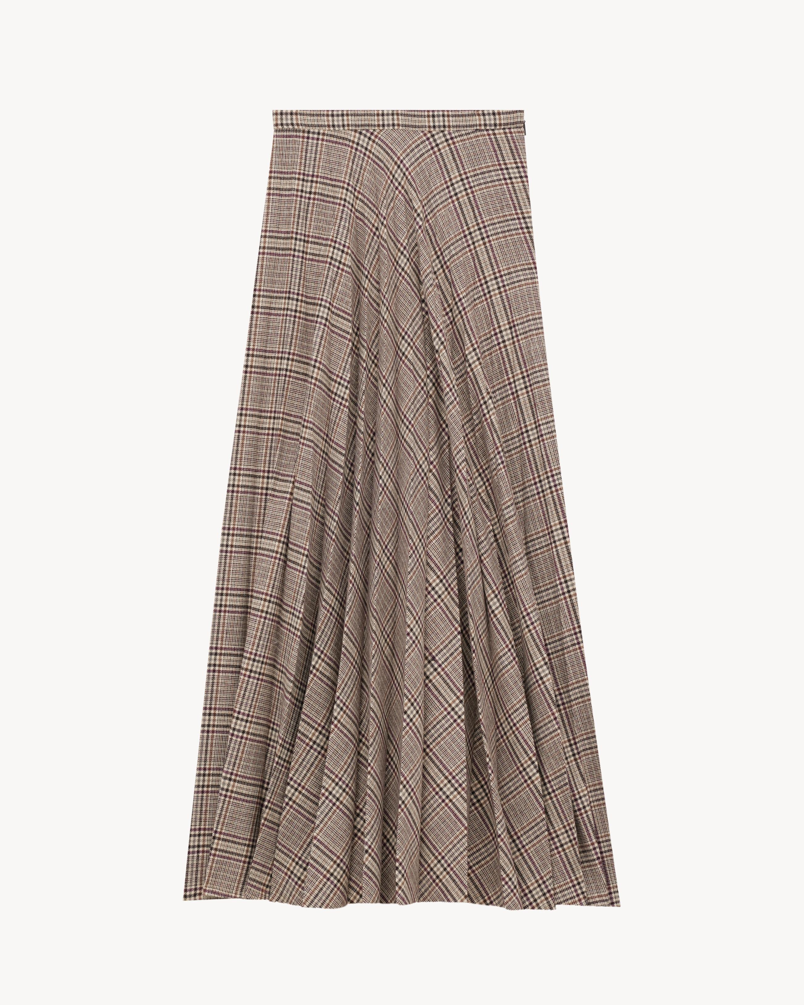 【25SS NEW】SAINT LAURENT / シルク ペイズリー マキシスカート レディース Saint Laurent マキシスカート | Lyst