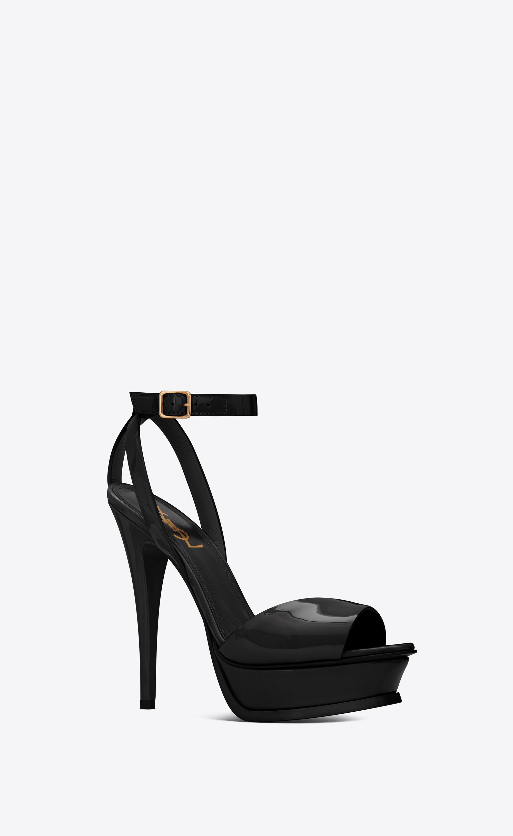 saint laurent tribute lips sandals