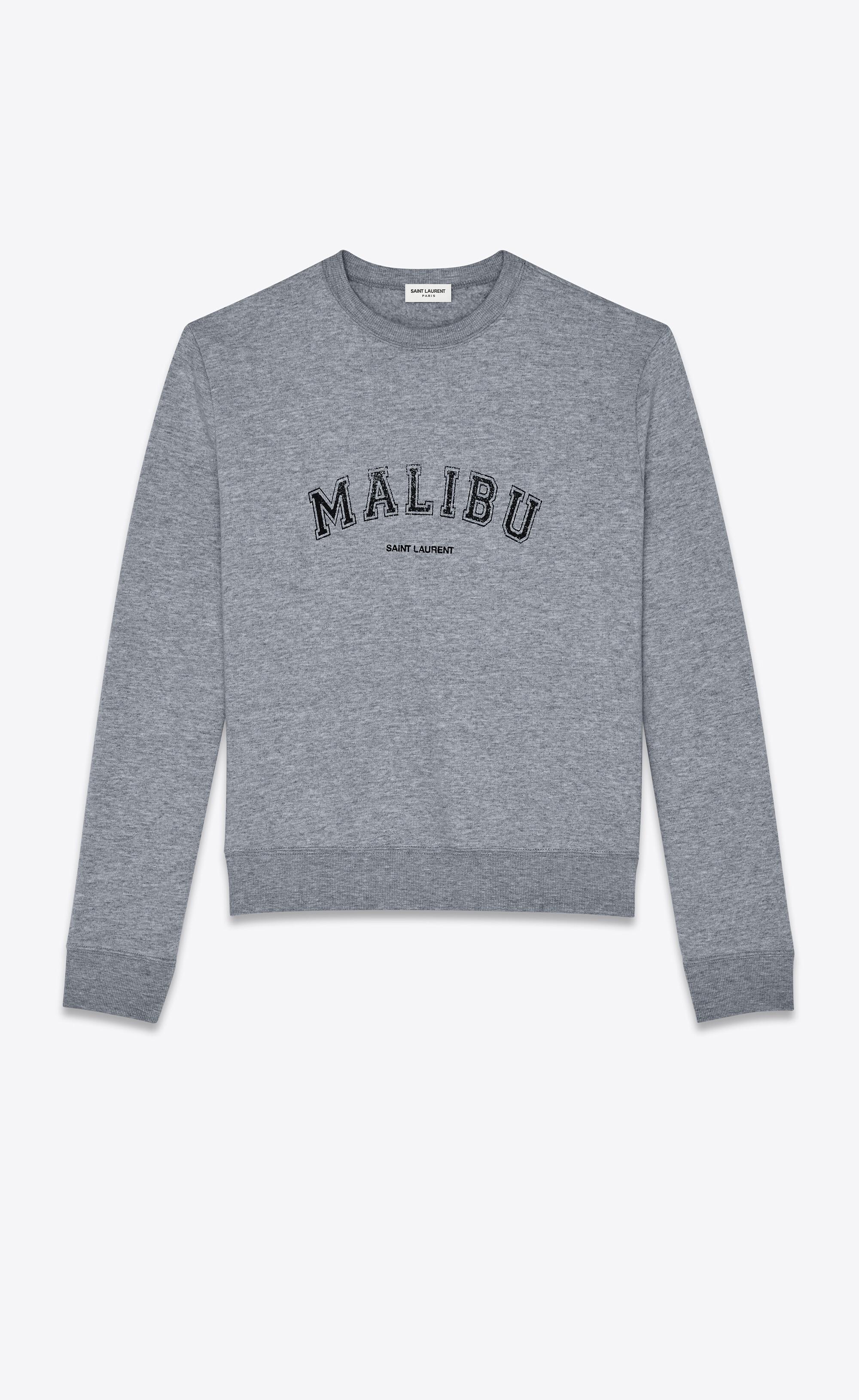 malibu grey sweatshirt