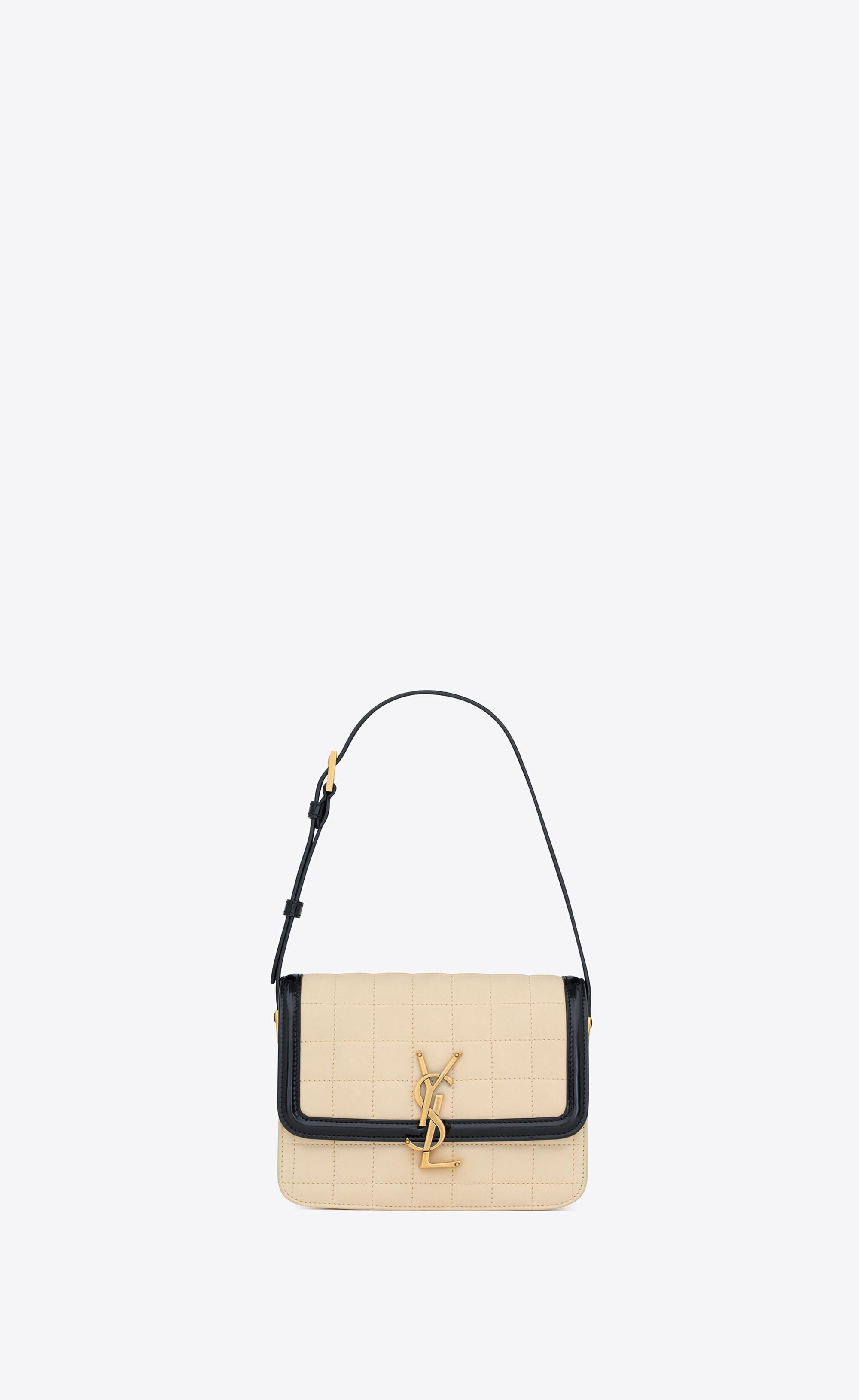 SOLFERINO SMALL SATCHEL IN BOX SAINT LAURENT LEATHER, Saint Laurent