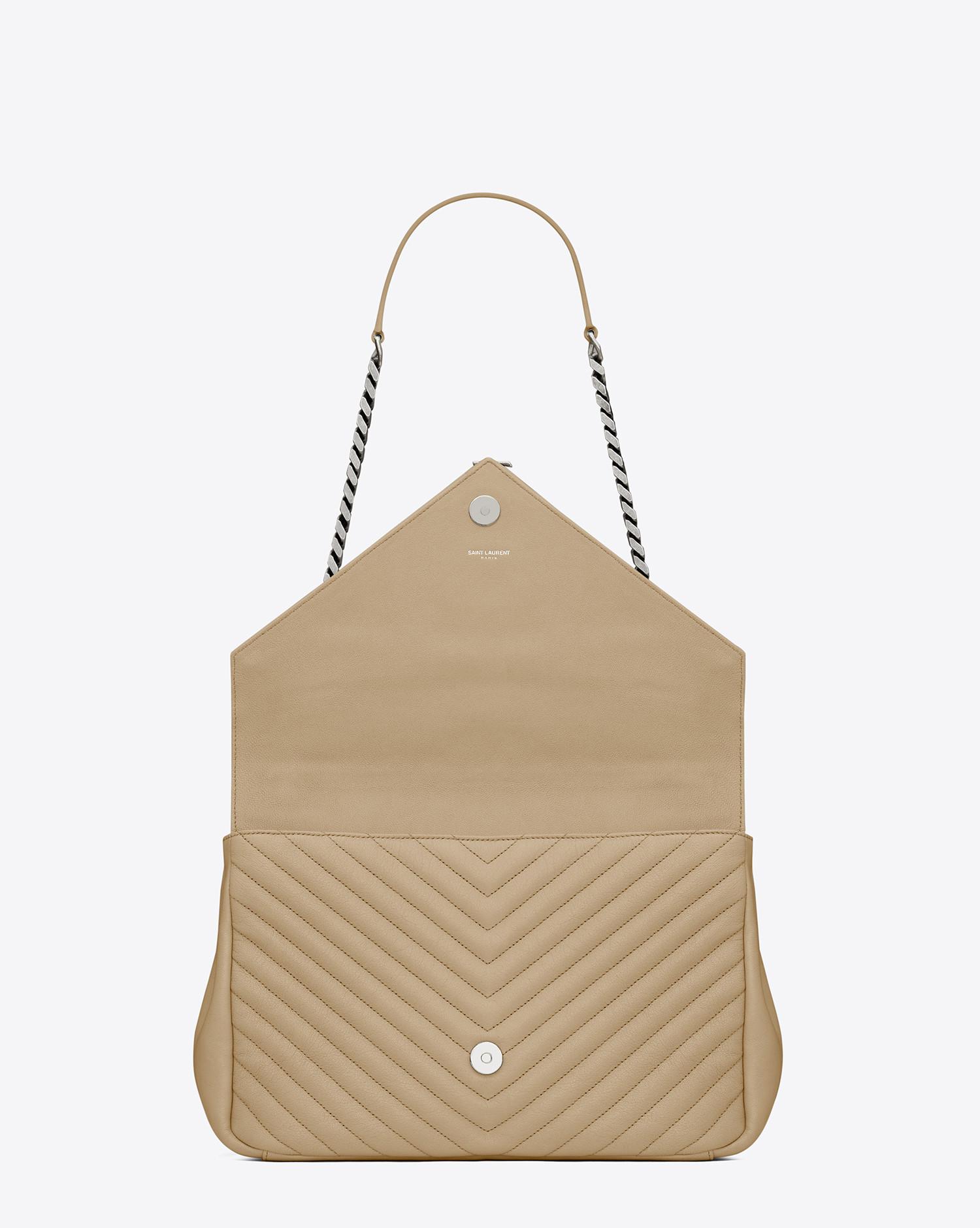 college large in matelassé leather