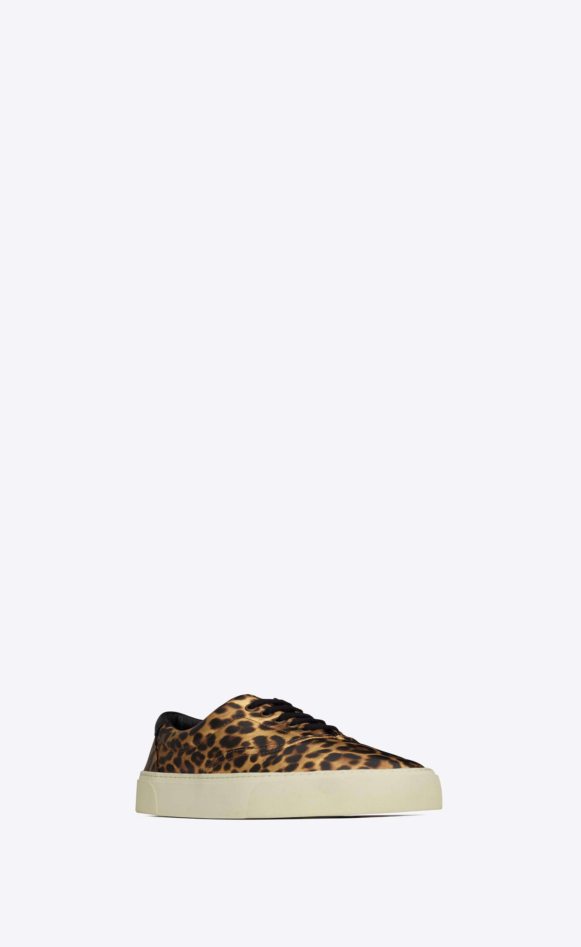 ysl leopard sneakers