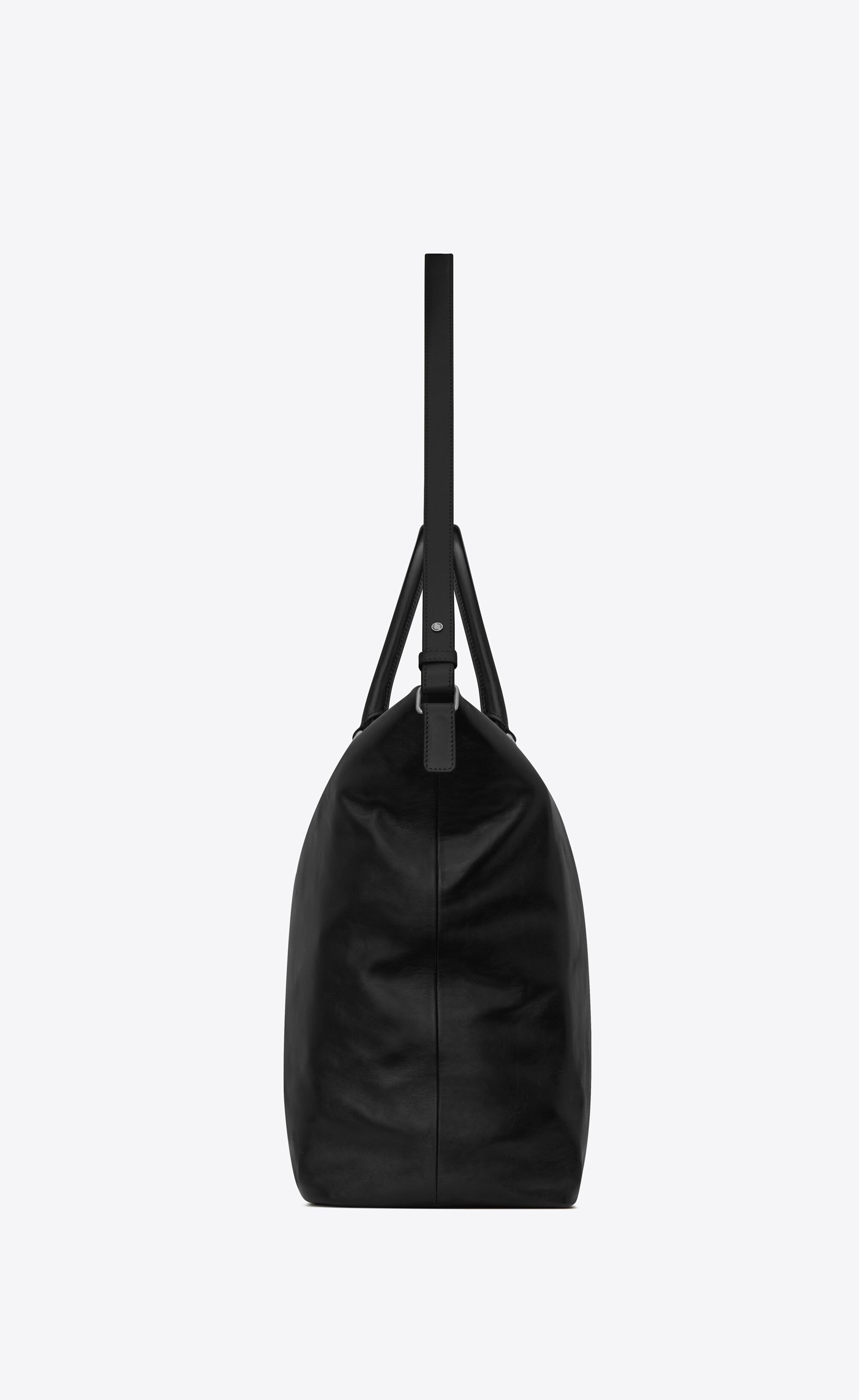 Saint Laurent Black Smooth Leather Rider Bag, myGemma