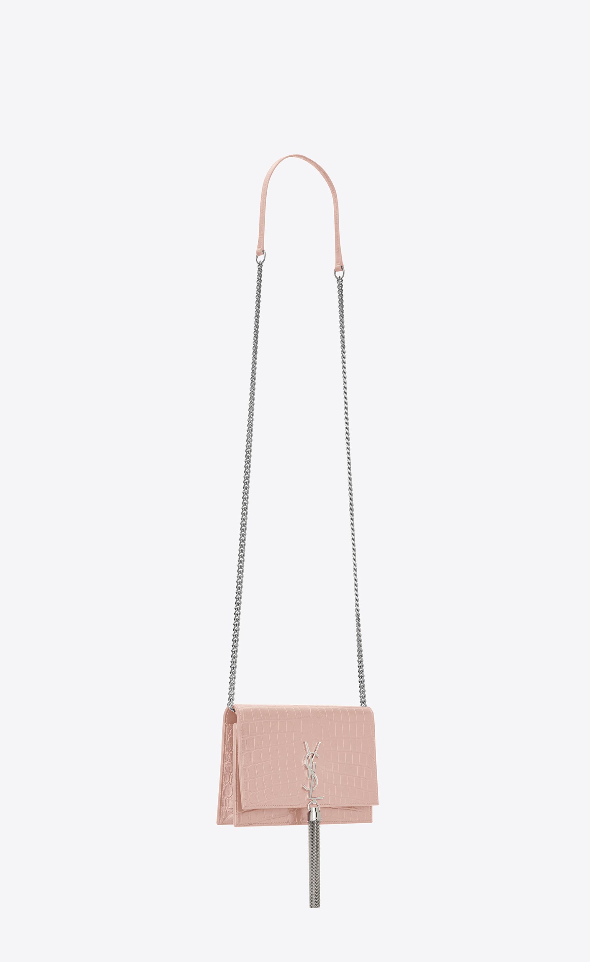 ysl pink tassel bag