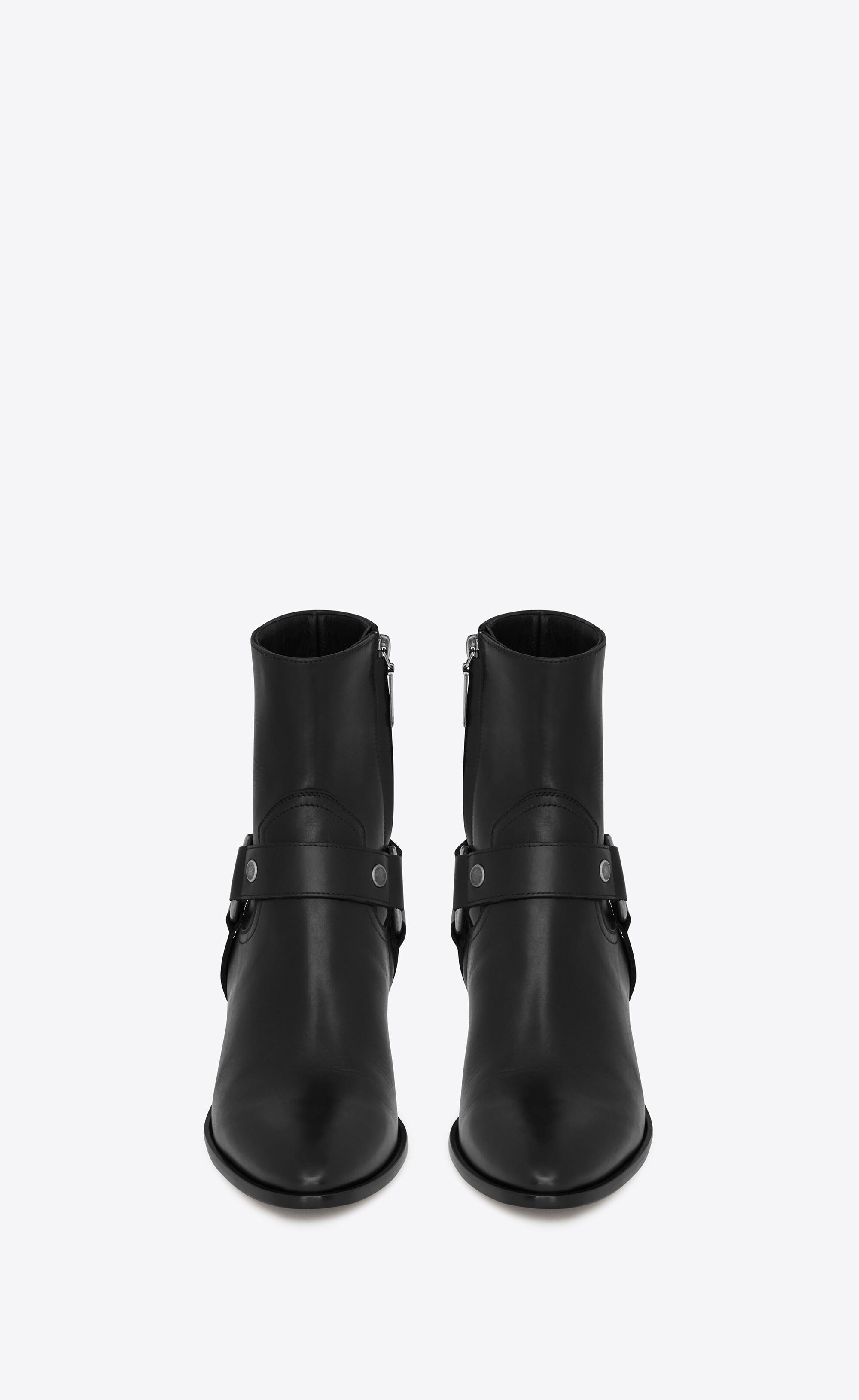 saint laurent west harness boots