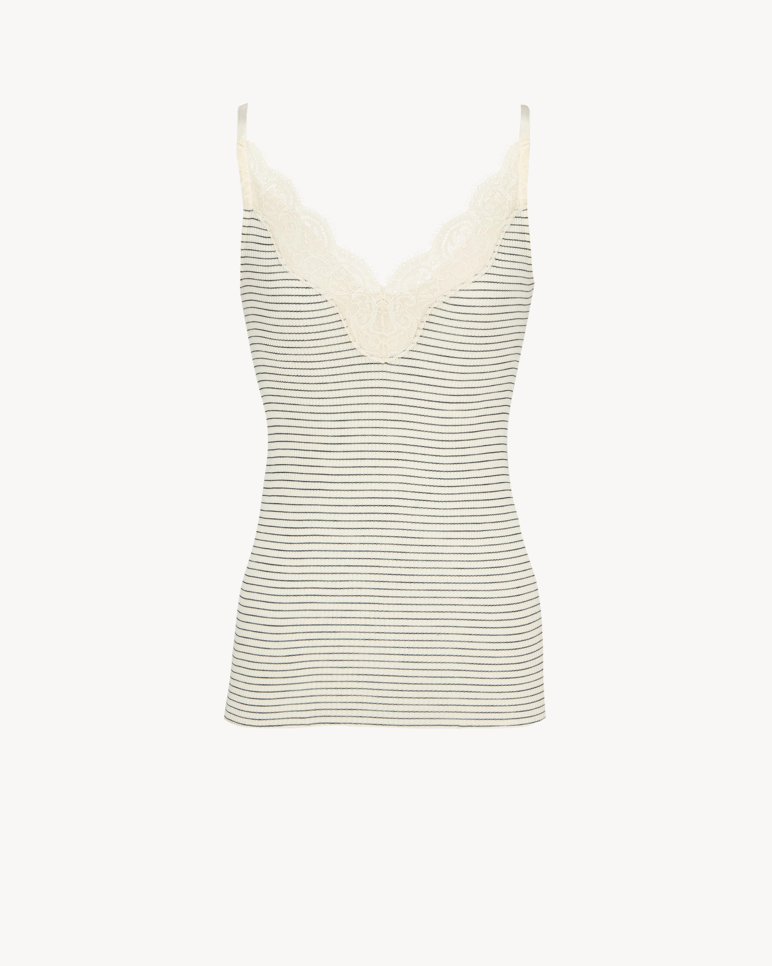 Women's Saint Laurent Sleeveless and tank tops | Lyst
