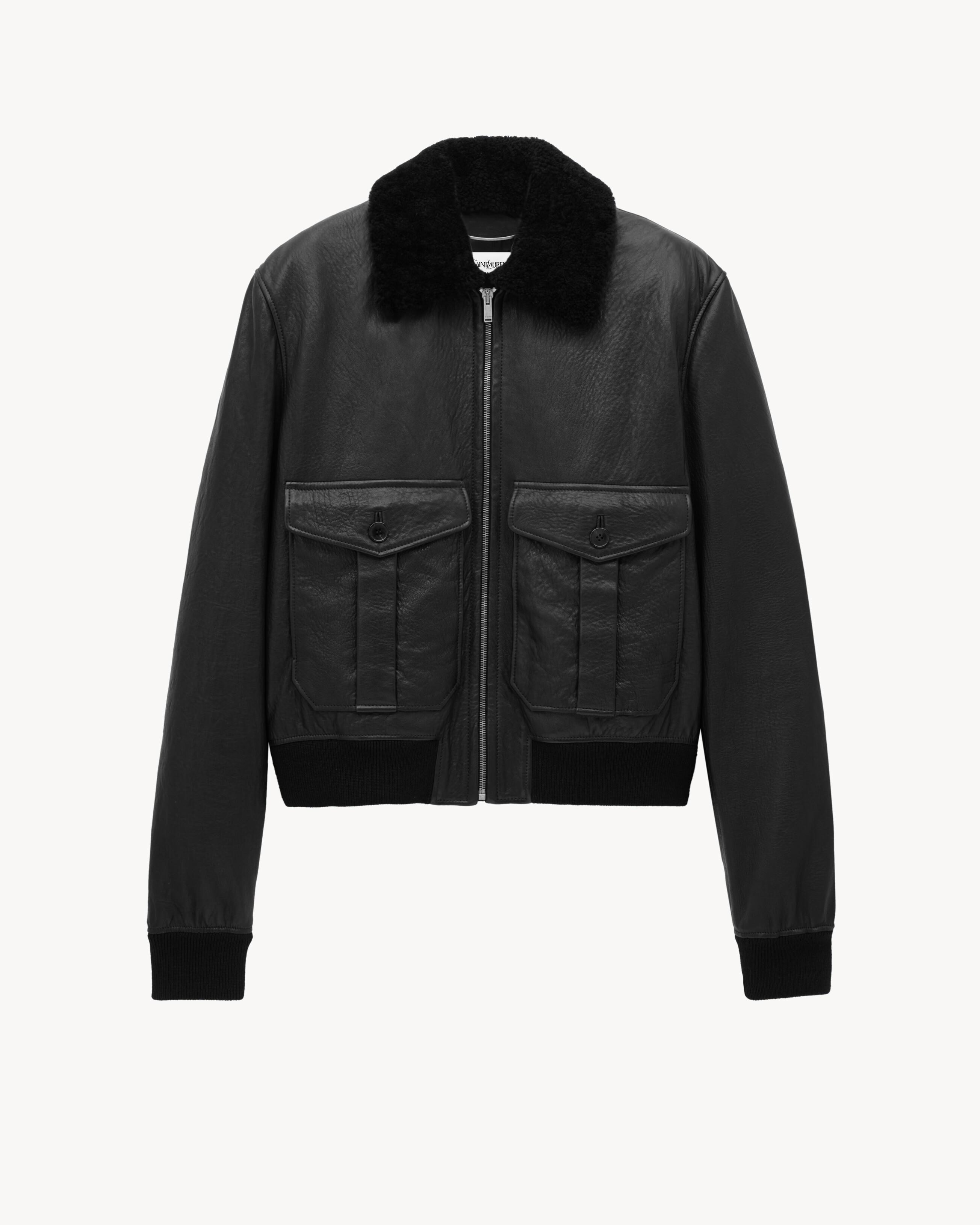 saint-laurent-Black-Bomber-