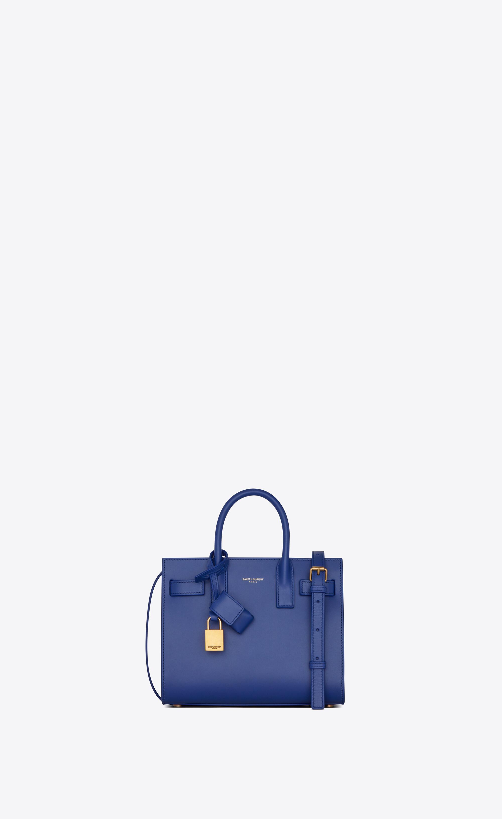beautiful lavender blue saint laurent sac de jour mini. #bagporn