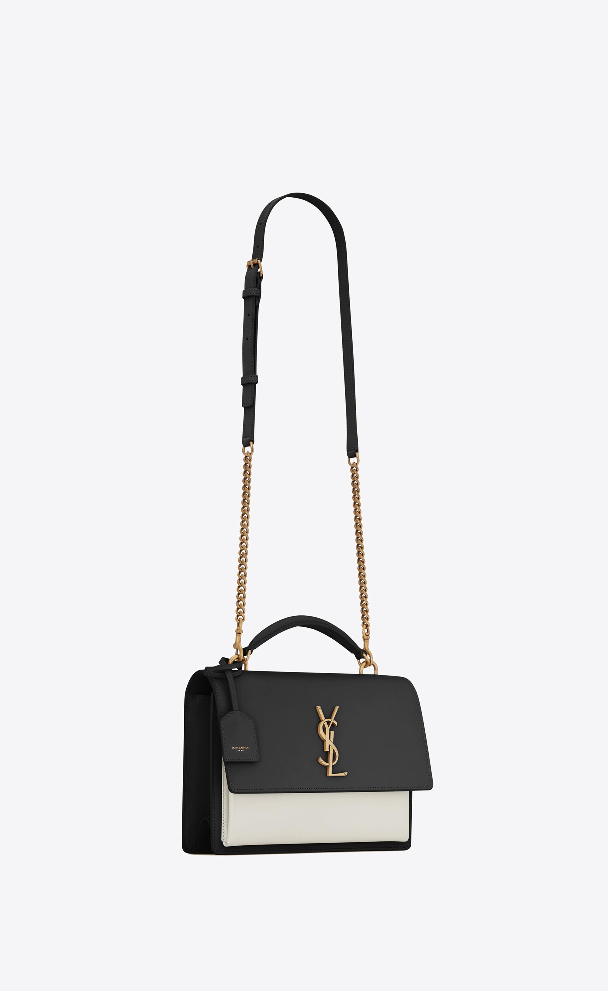 Sunset leather top handle bag sales