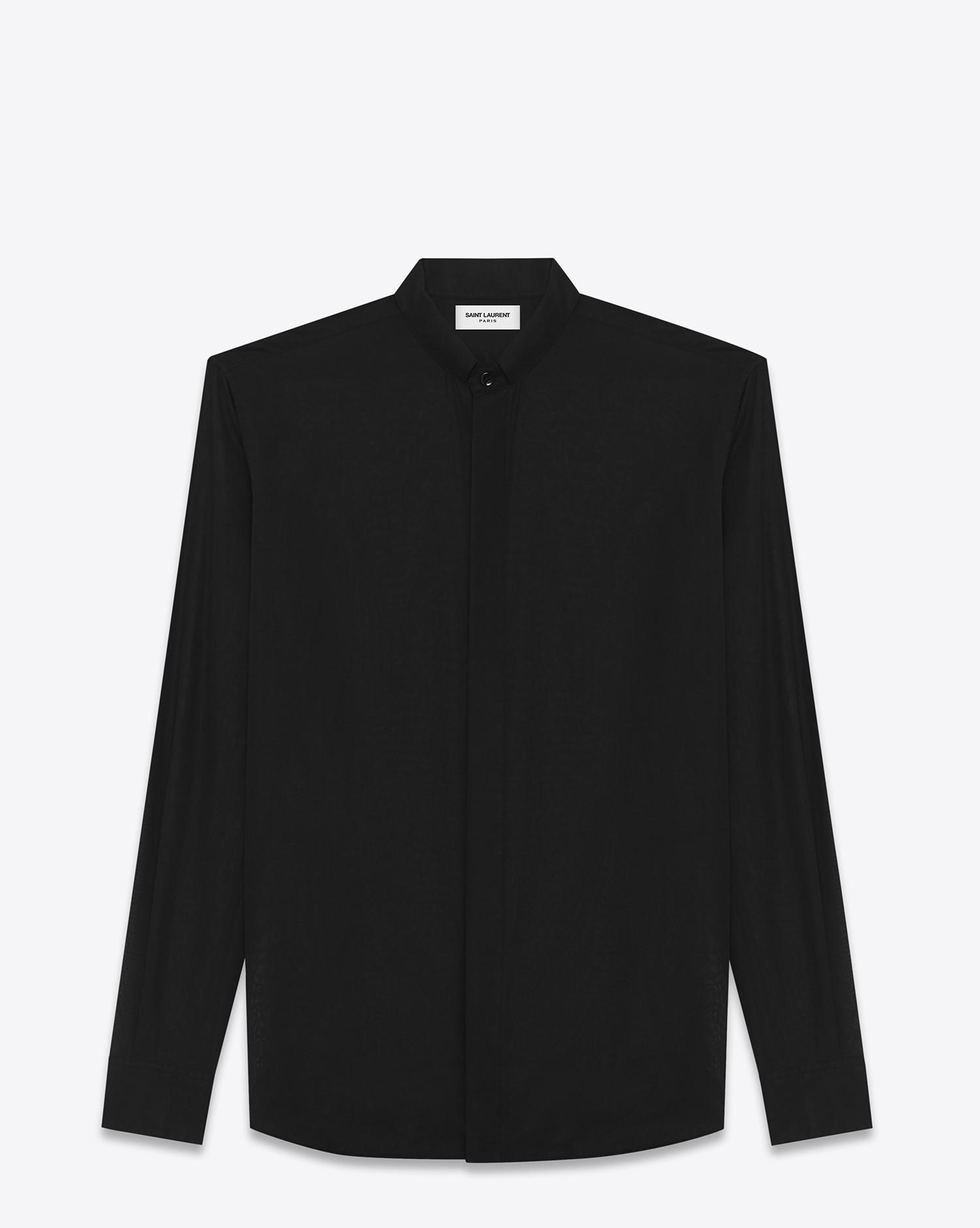 black saint laurent shirt