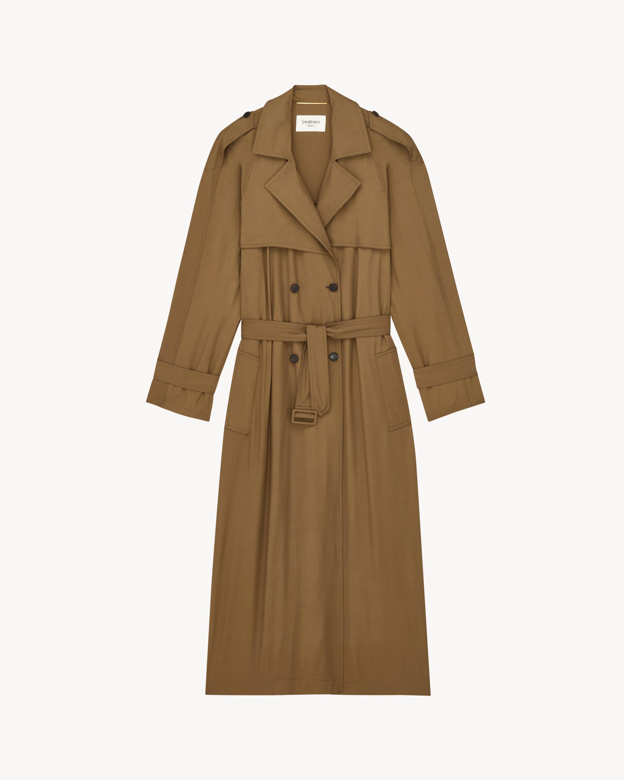 Women's Saint Laurent Trench coats | Lyst
