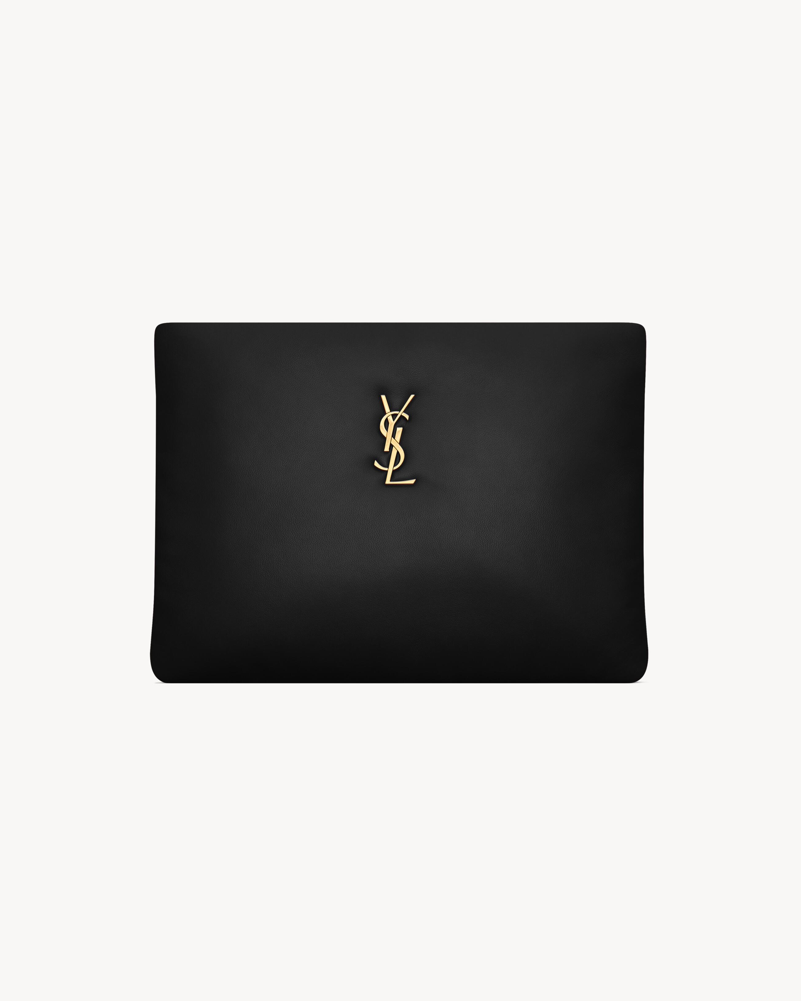 SAINT LAURENT ミッドナイト スモールクラッチ レッド 大人気 ミッドナイト スモール クラッチ（サテン） | Saint Laurent