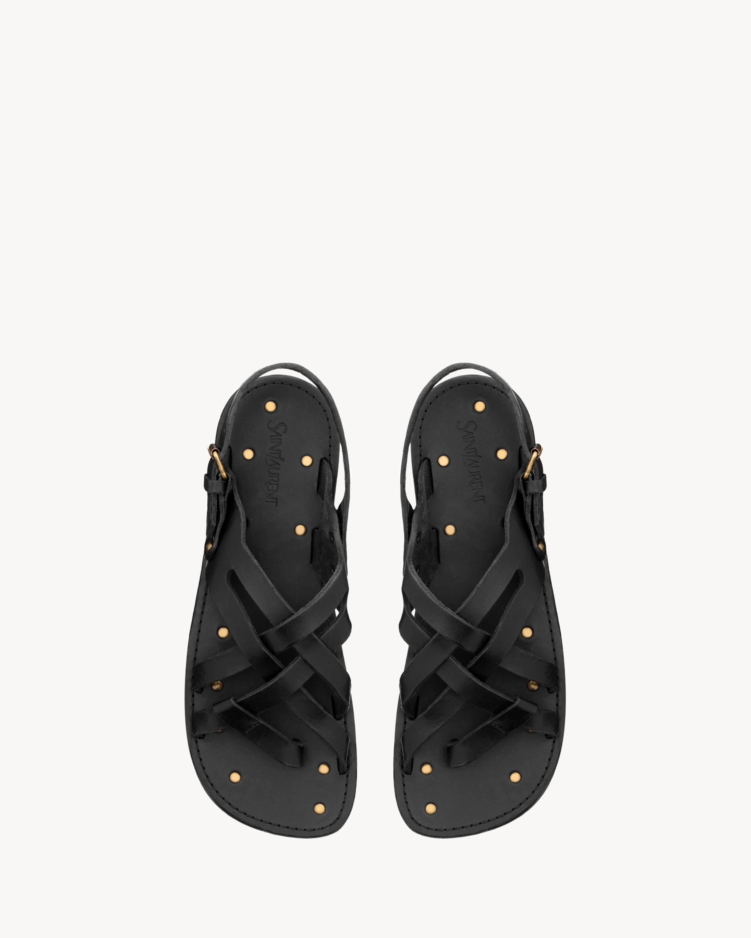 saint-laurent-Black-Sandali-