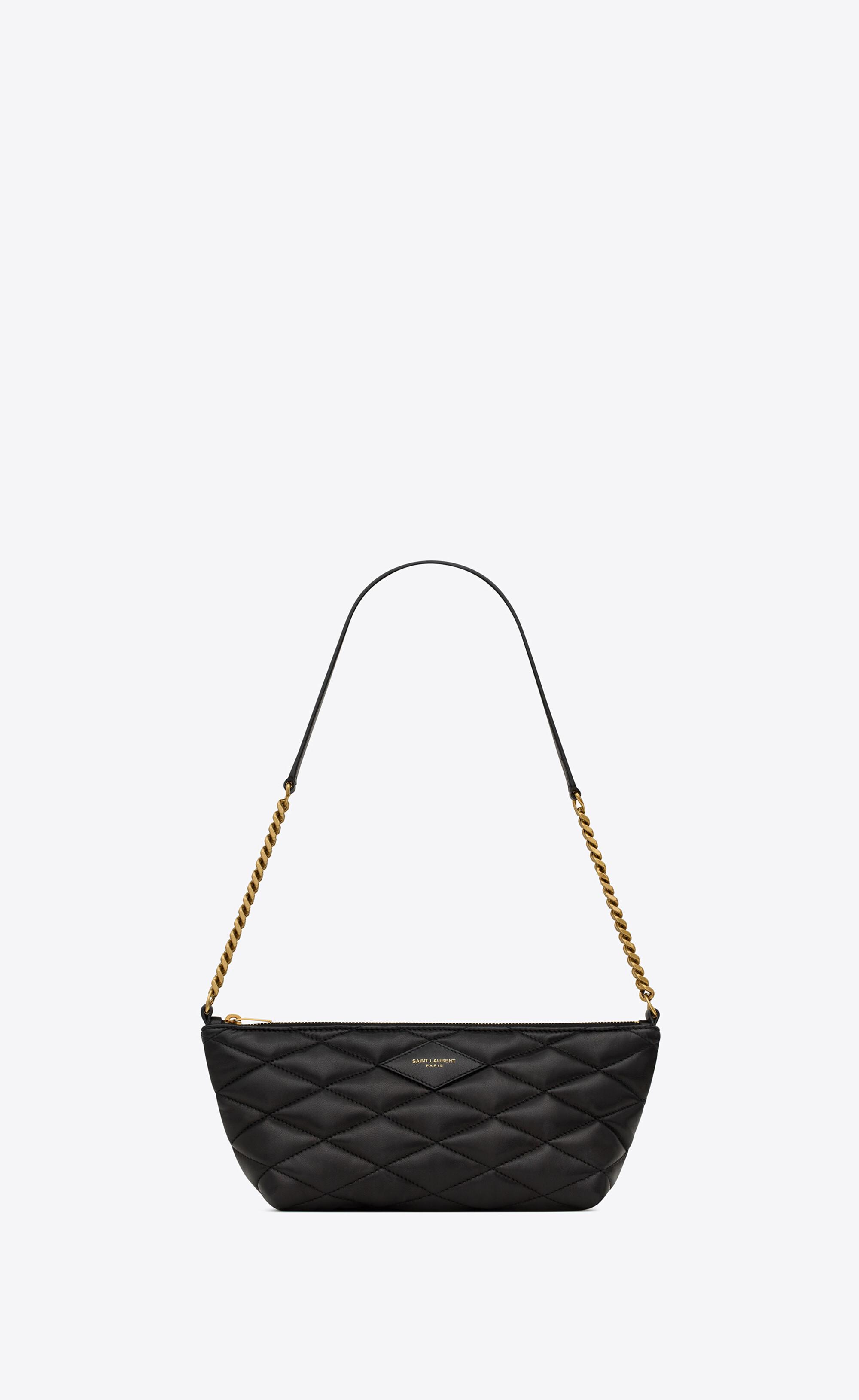 Saint Laurent Mini Bag In Quilted Lambskin in Black | Lyst