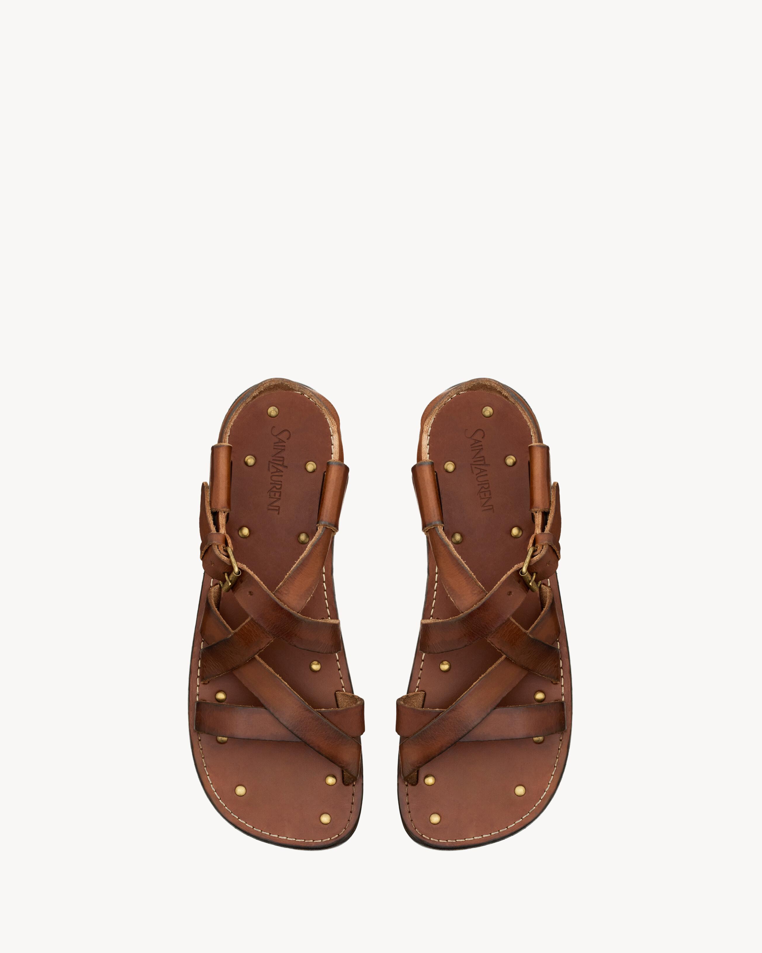 Saint Laurent ビーチサンダル saint-laurent-Burnt-Brown-