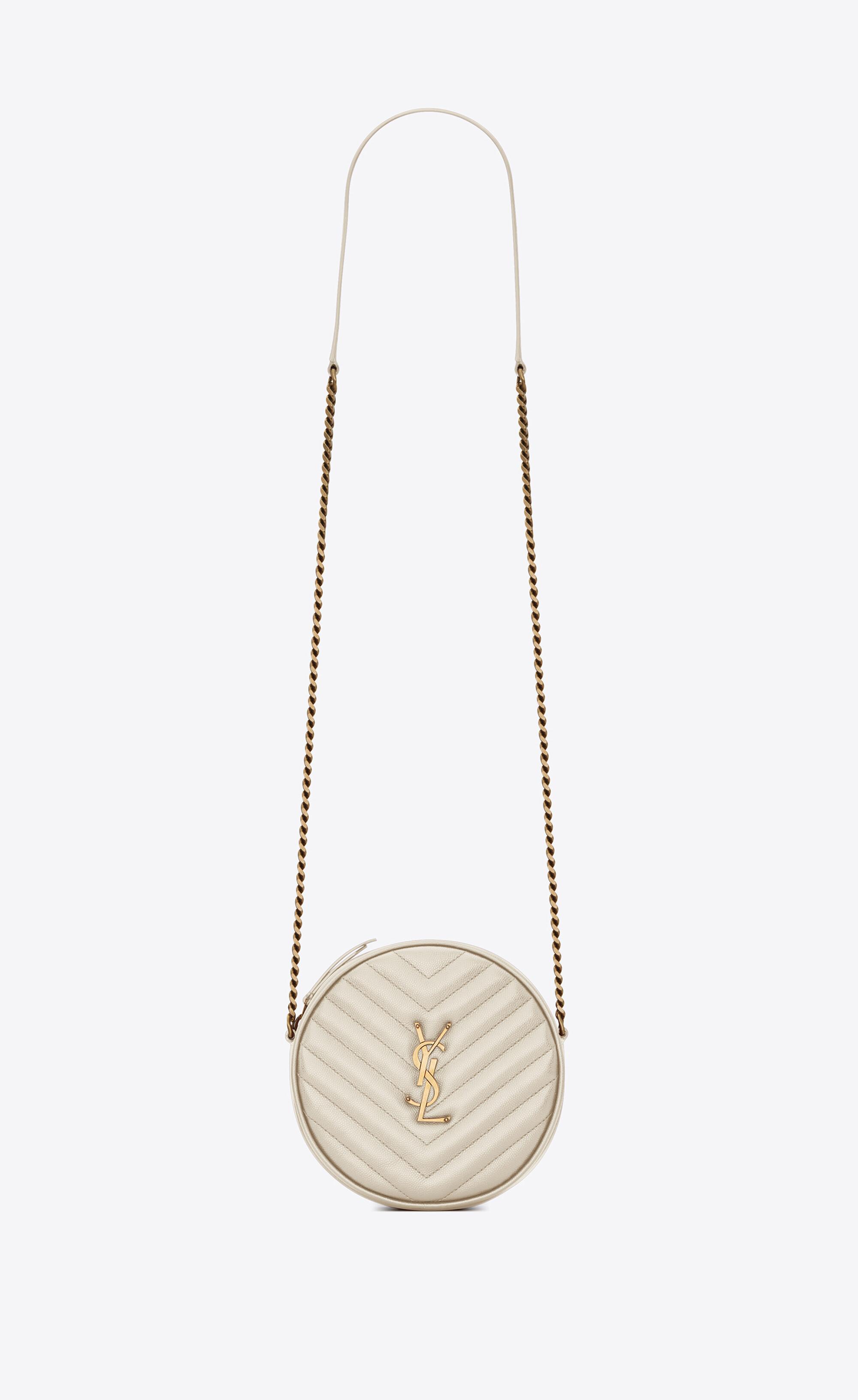 Saint Laurent Vinyle Round Camera Bag Lyst