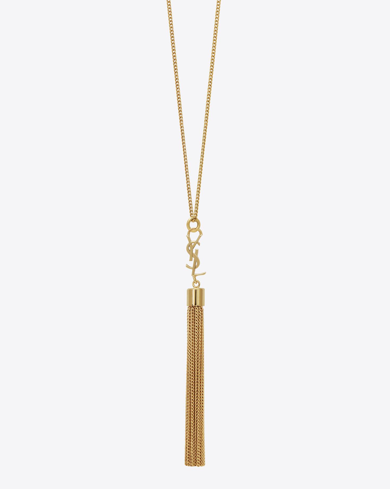 Ysl tassel sale necklace