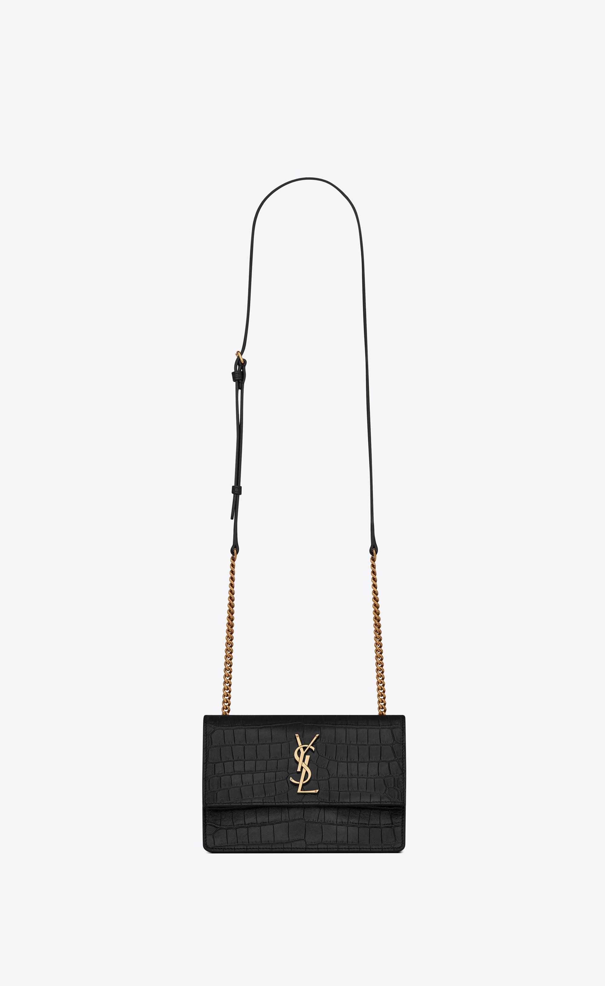 ysl sunset small crocodile