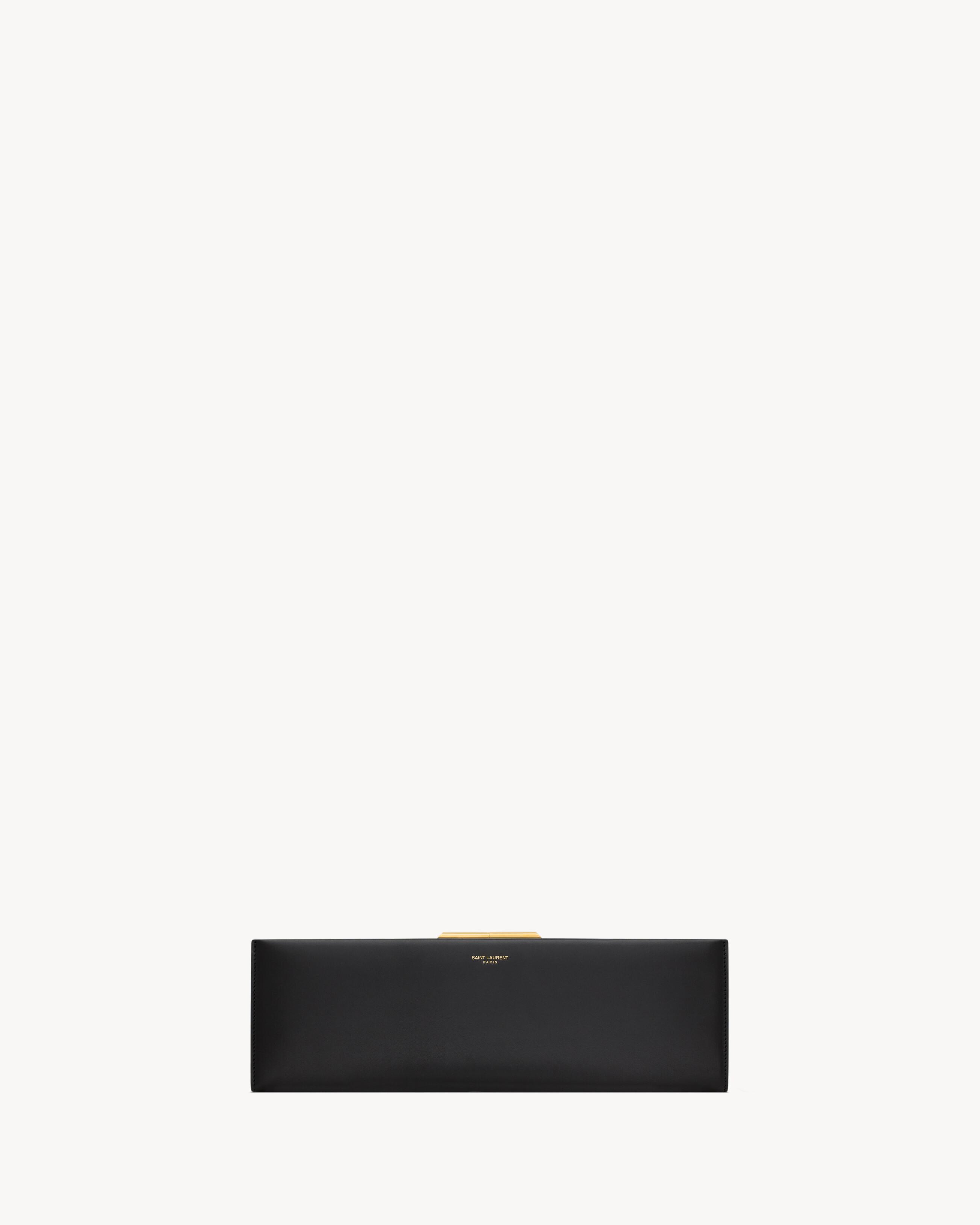 ★Saint Laurent直営店★CASSANDREヌバックレザーラージクラッチ ☆Saint Laurent直営店☆CASSANDREヌバックレザーラージクラッチ