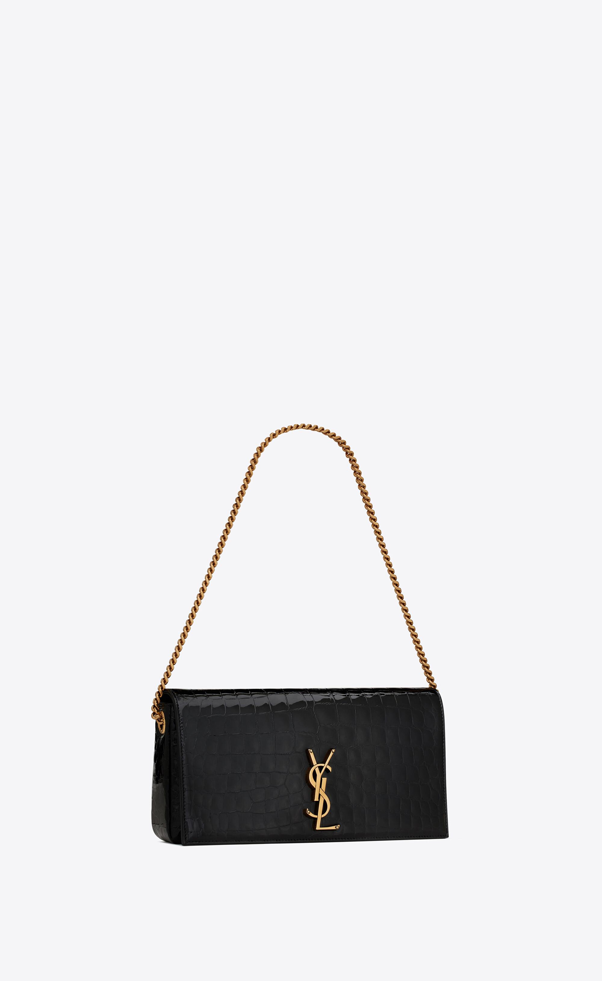 YSL Saint Laurent Kate Small Bag White Crocodile | 3D model