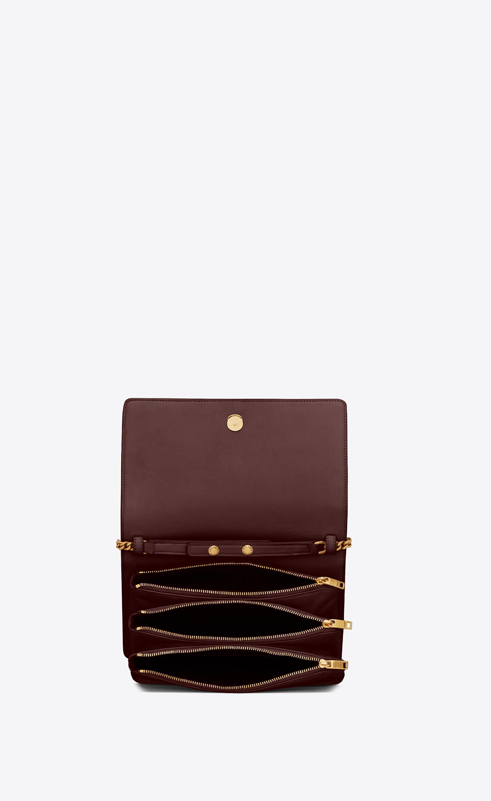 ysl angie chain bolsa in quilted lambskin