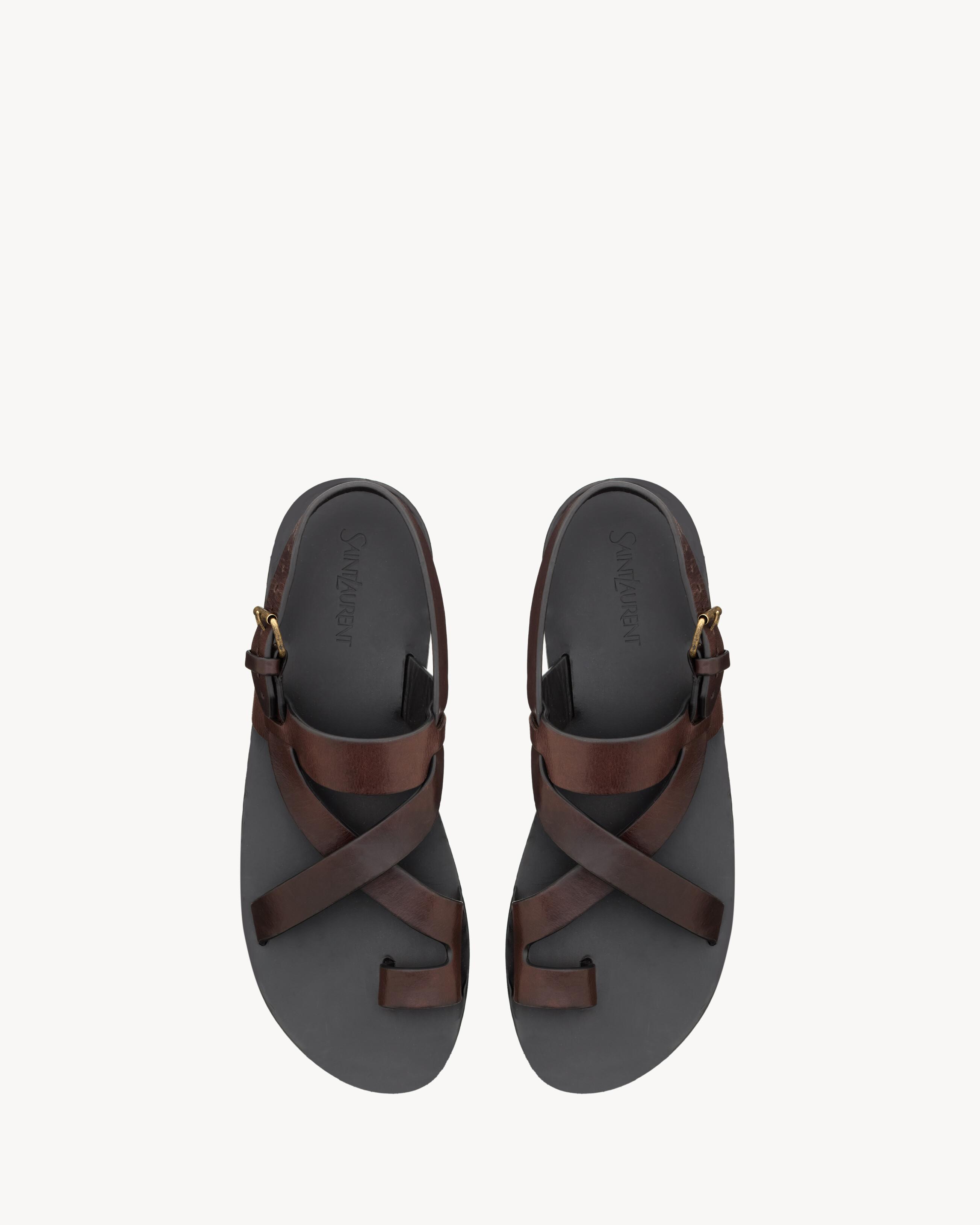メンズ Saint Laurent サンダル、スライド、ビーチサンダル | Lyst