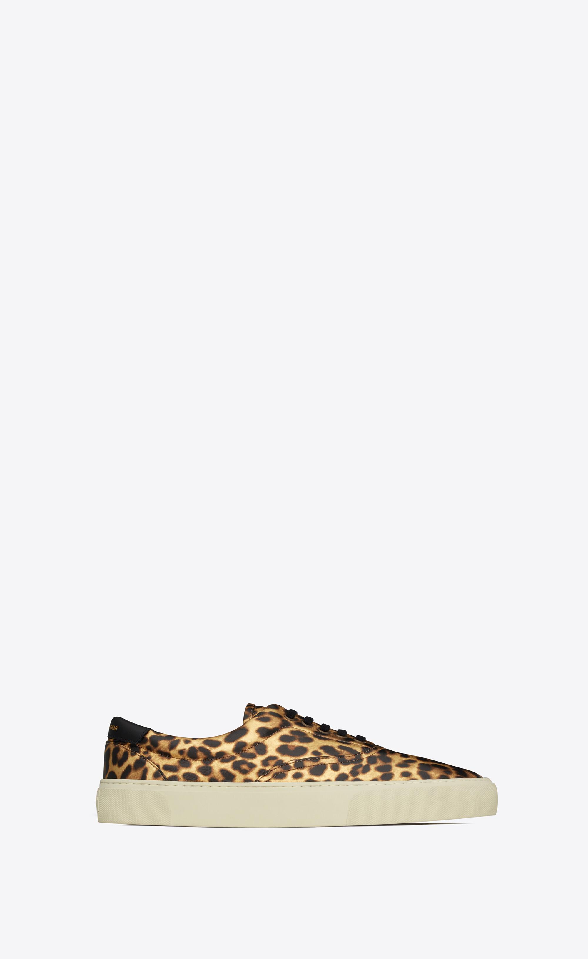 ysl sneakers leopard