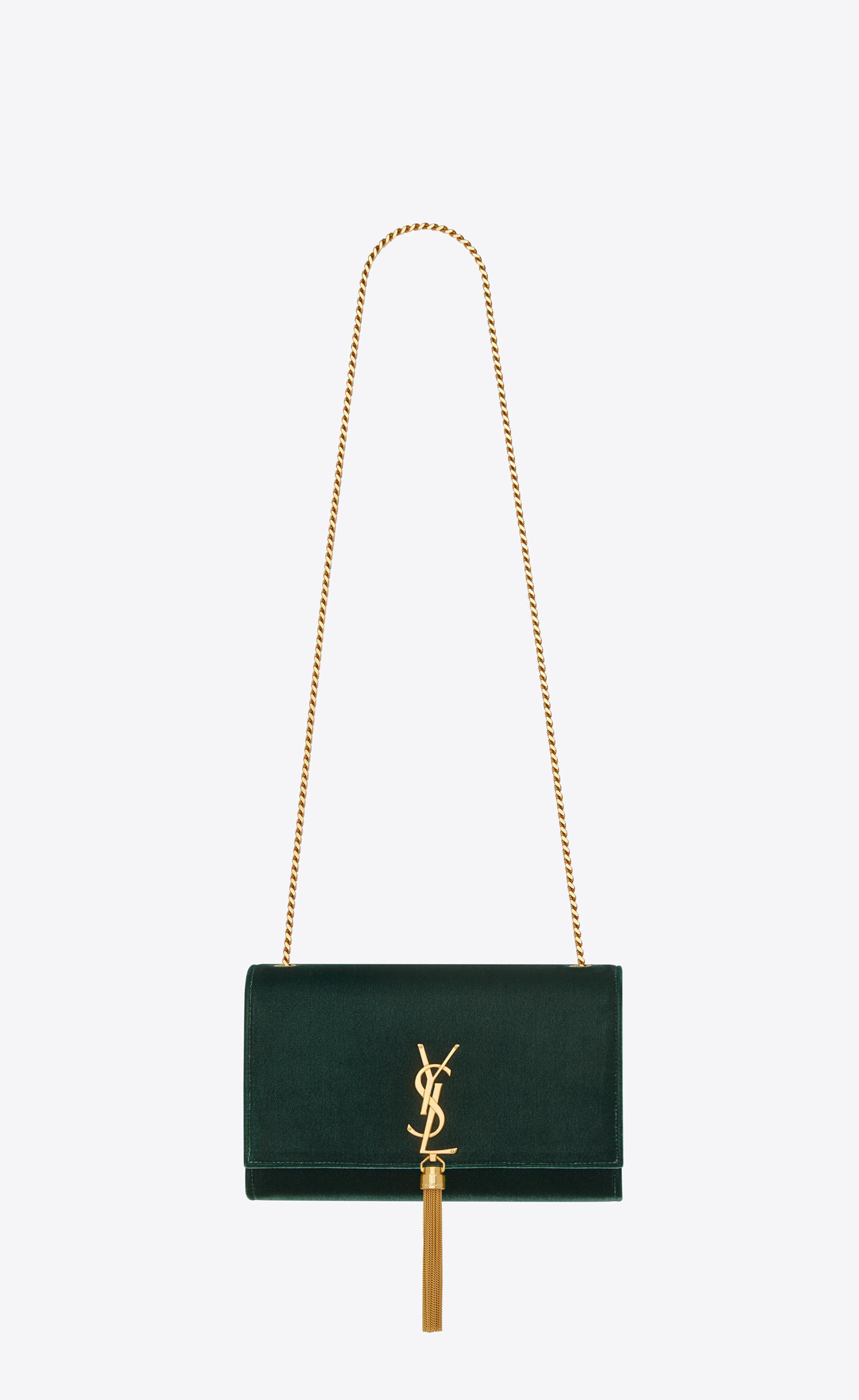 YSL Green Calfskin Kate Belt Bag QTBDQW18GH002