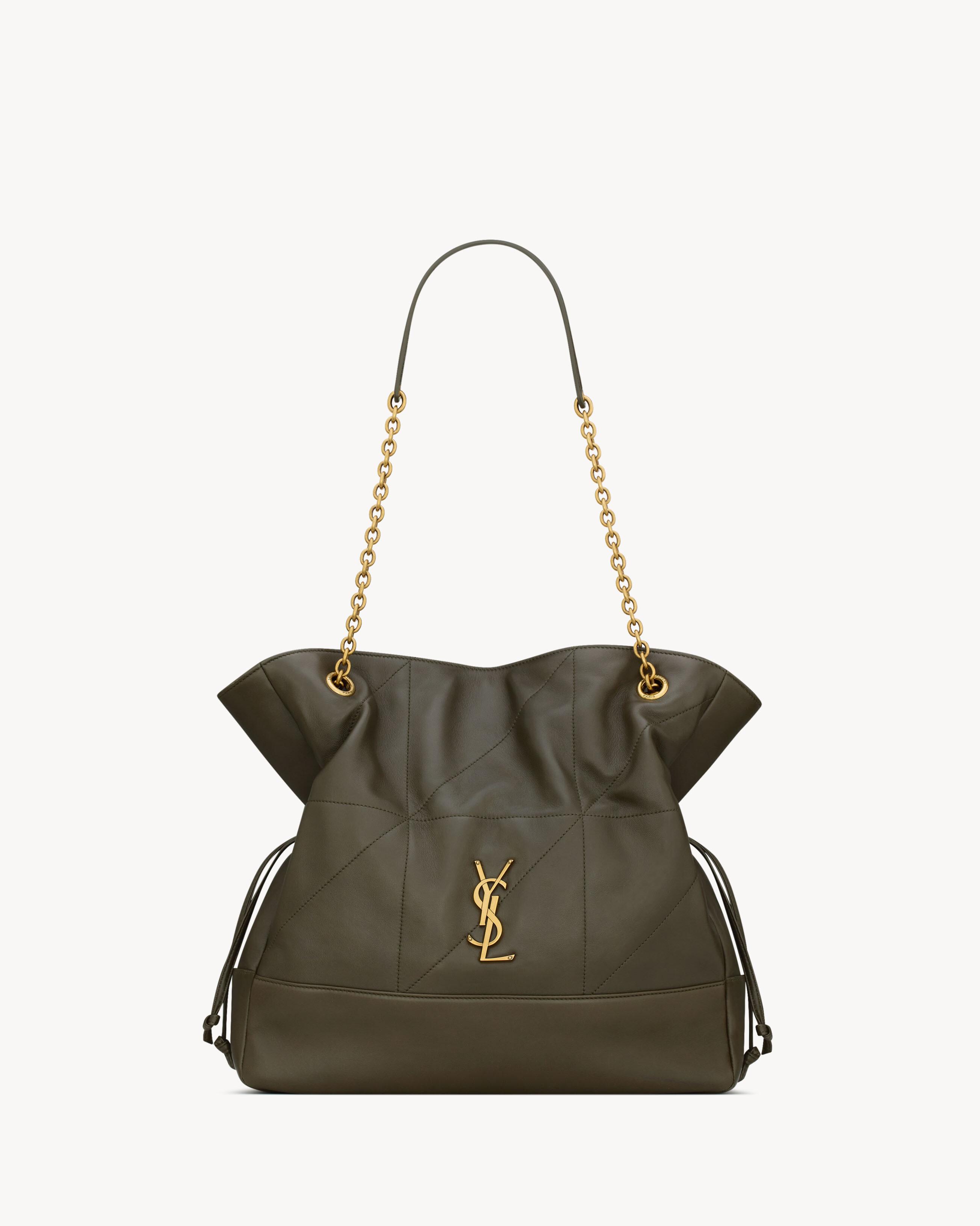 Saint Laurent レディース ジェイミー トート（ラムスキン） グリーン 