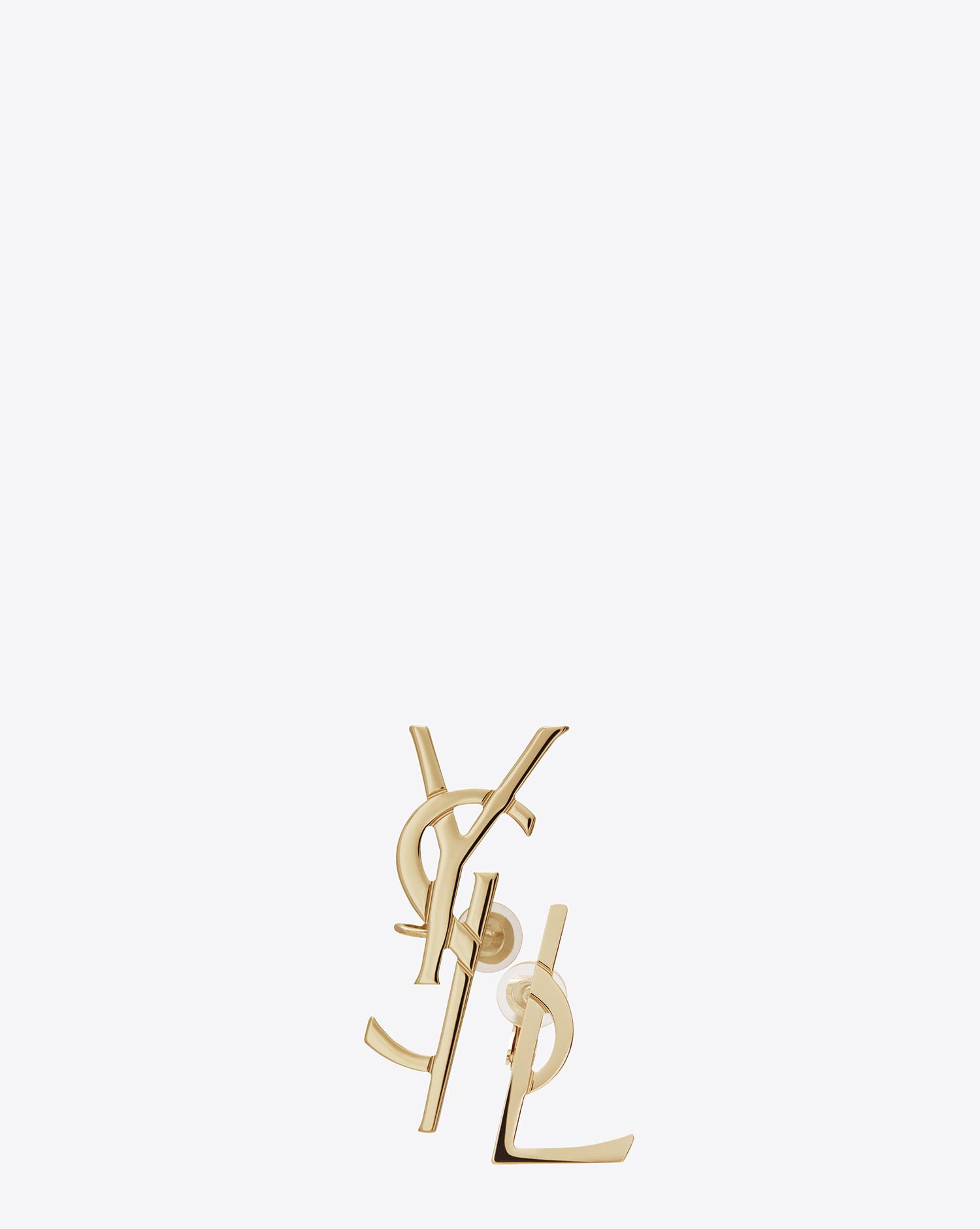 Ysl deconstructed best sale earrings