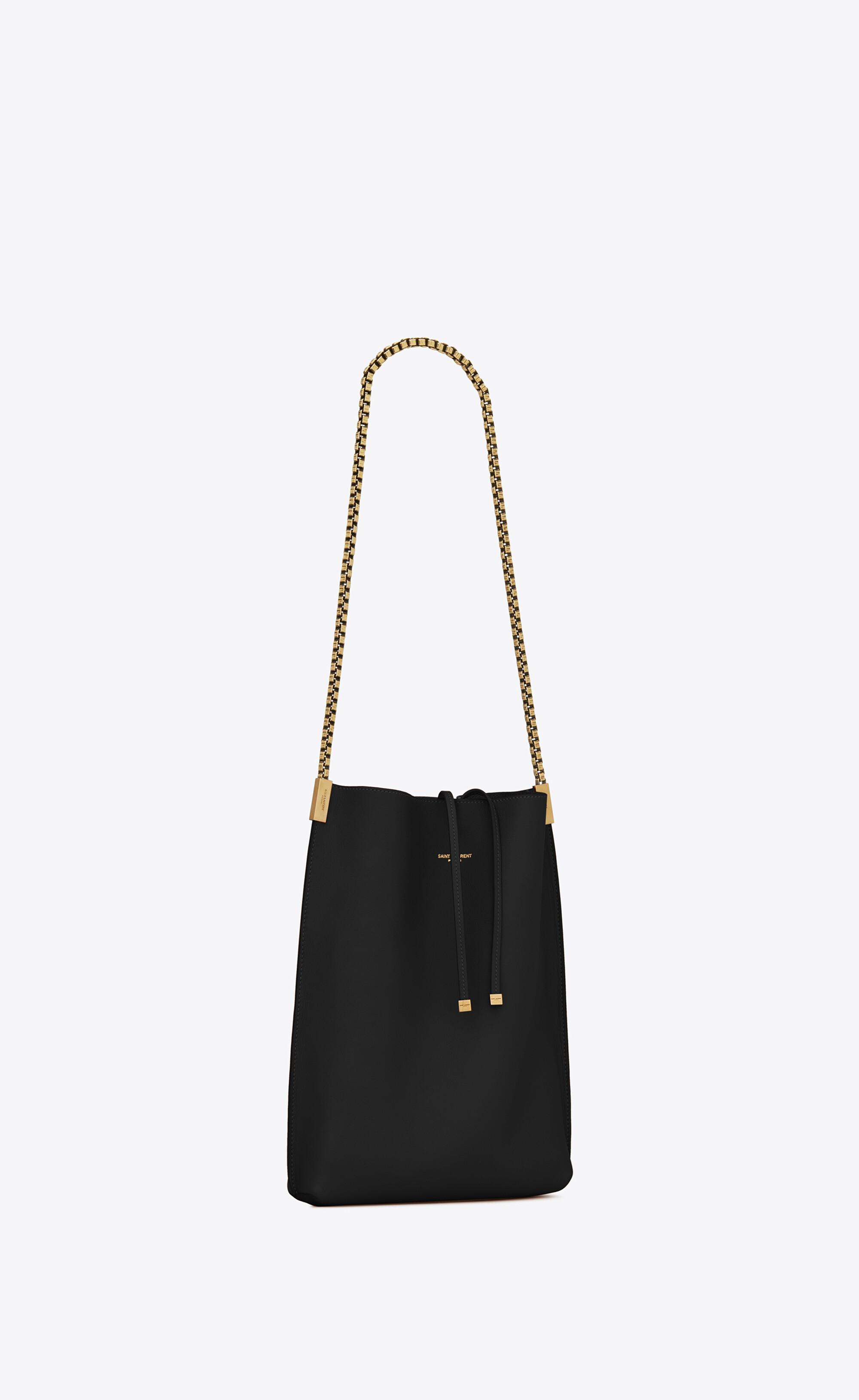 Saint Laurent Suzanne Small Hobo Bag In Smooth Leather in Black - Lyst