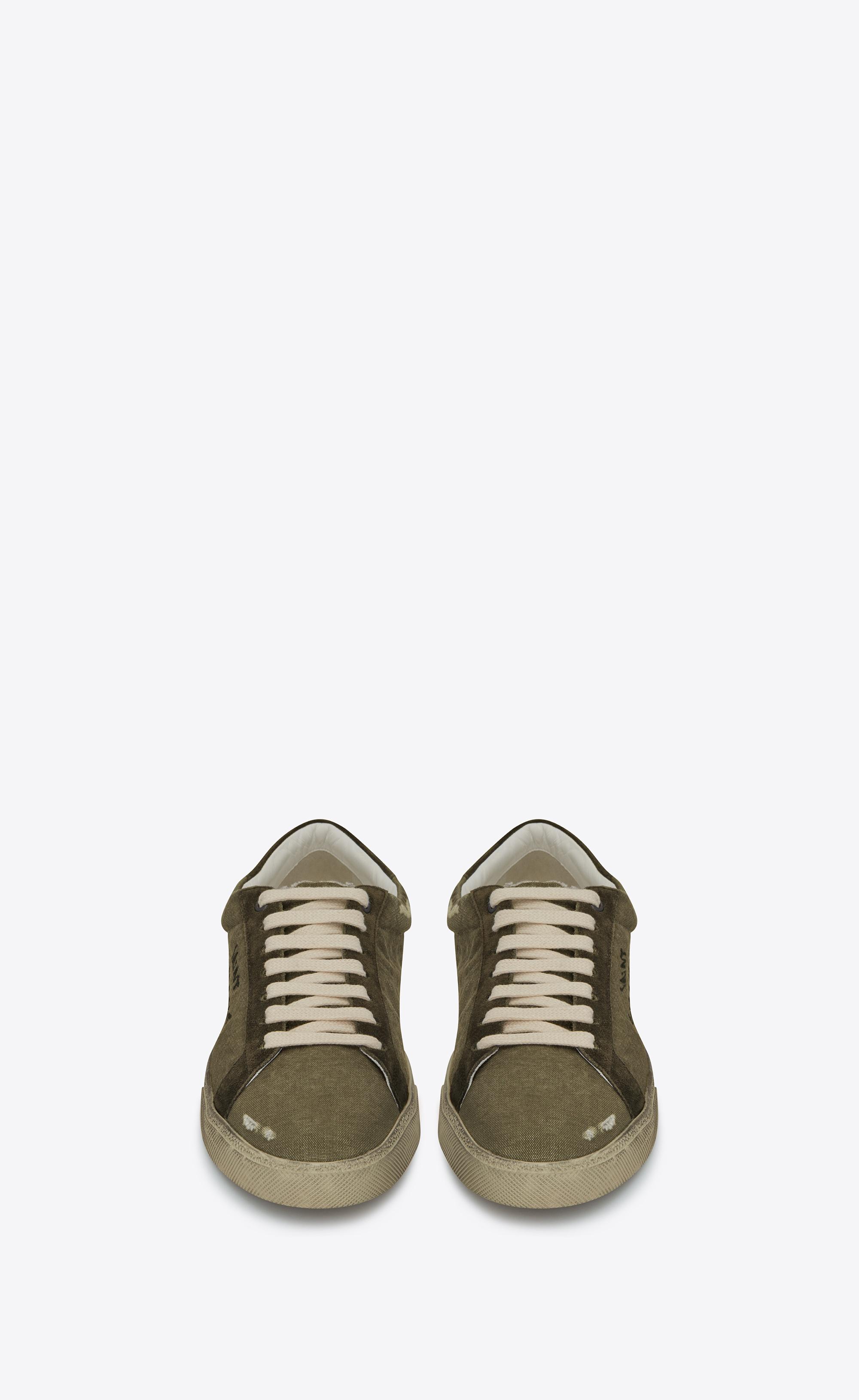 Saint Laurent Court Classic Sl/06 Sneakers In Embroidered