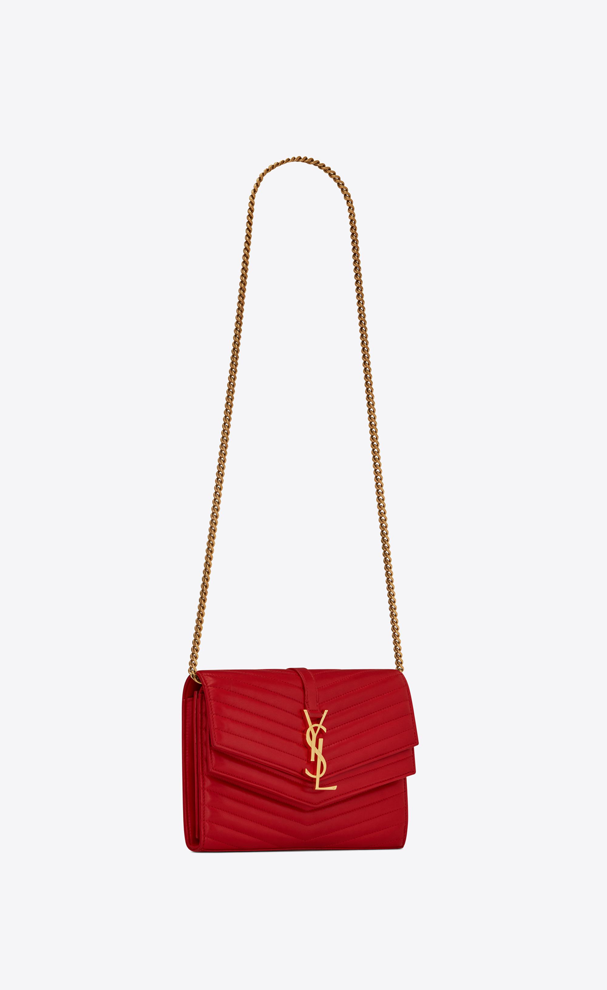 saint laurent sulpice chain wallet
