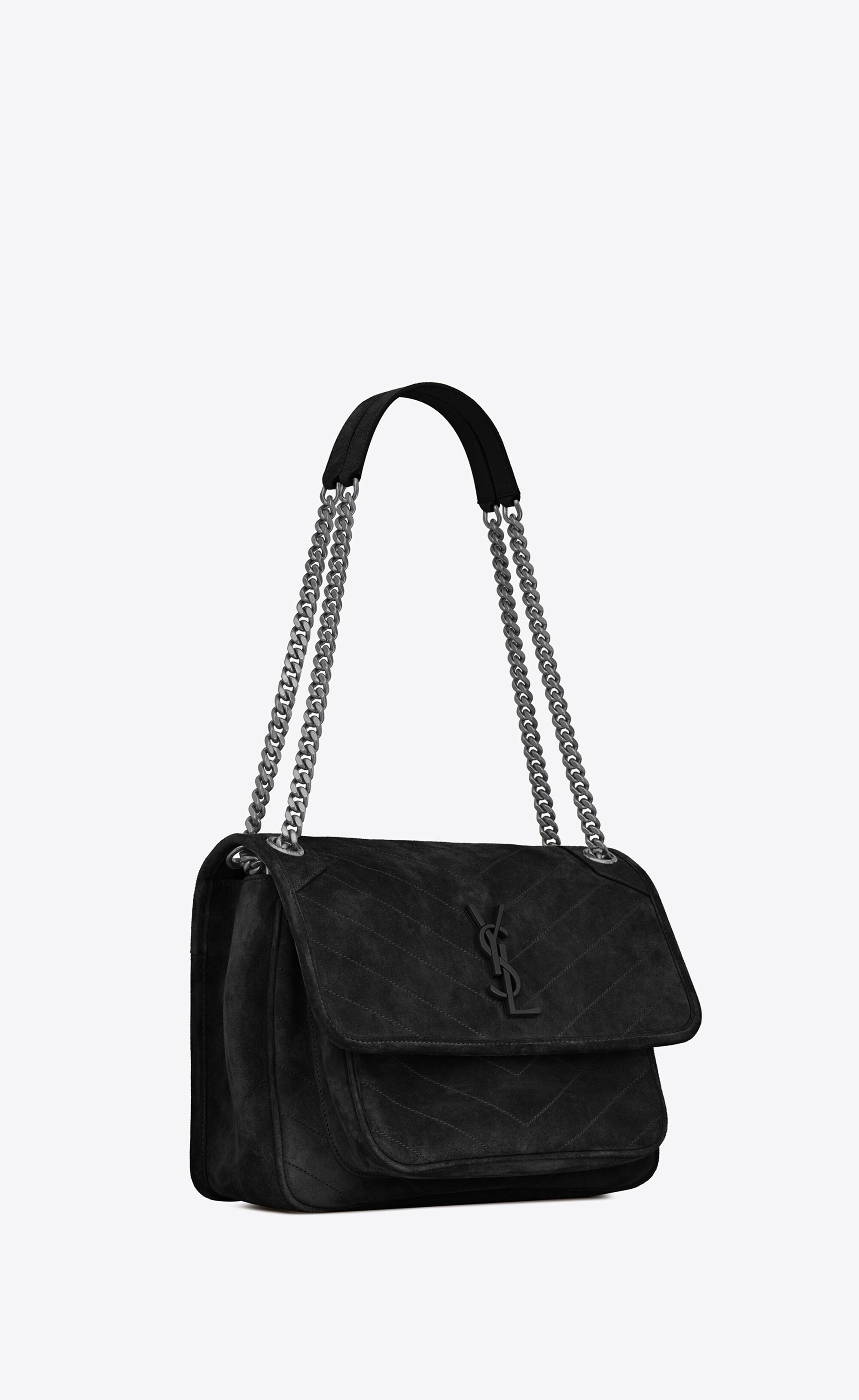 saint laurent niki suede