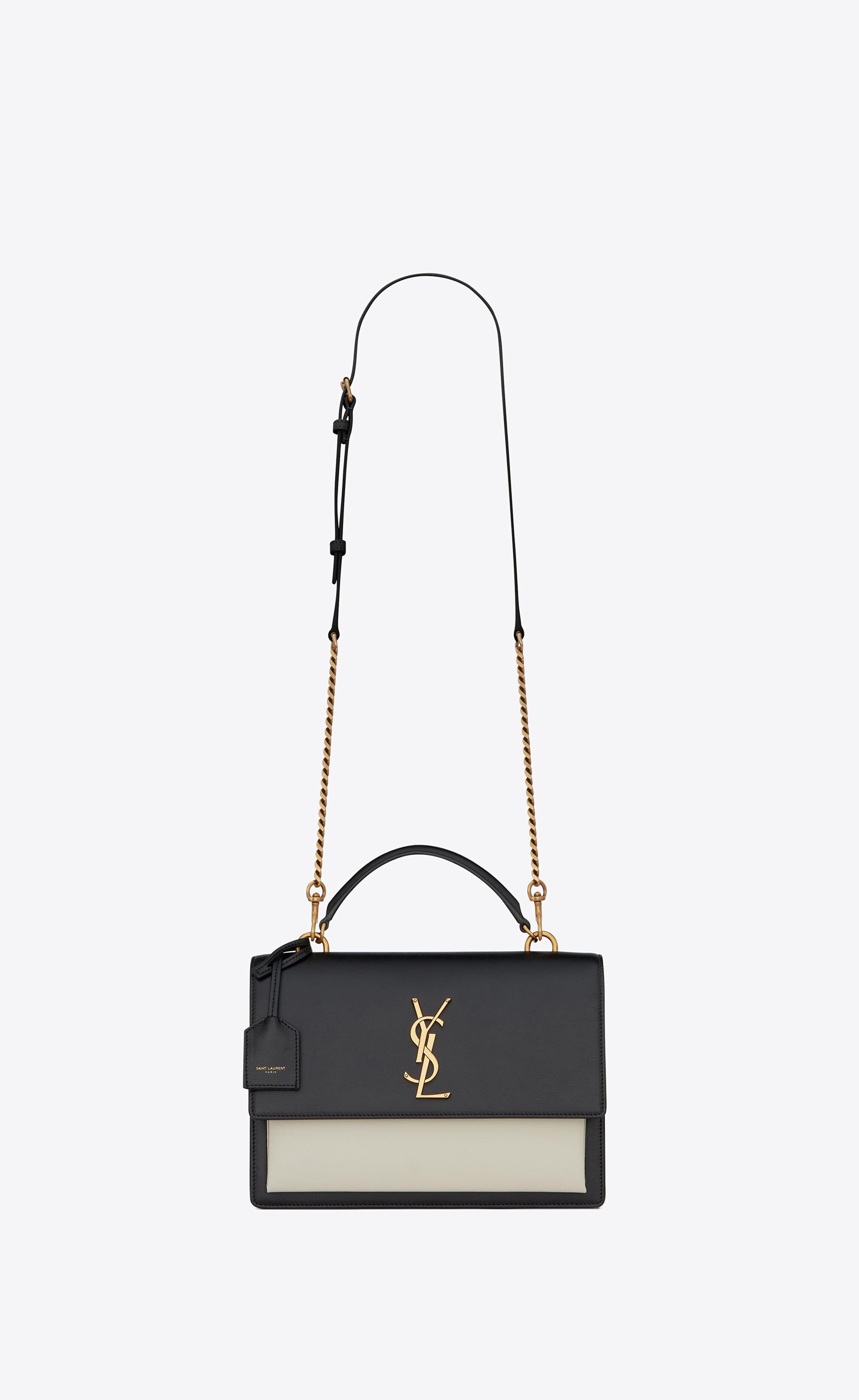 Saint Laurent top handle sunset bag mini and medium #fashion #love